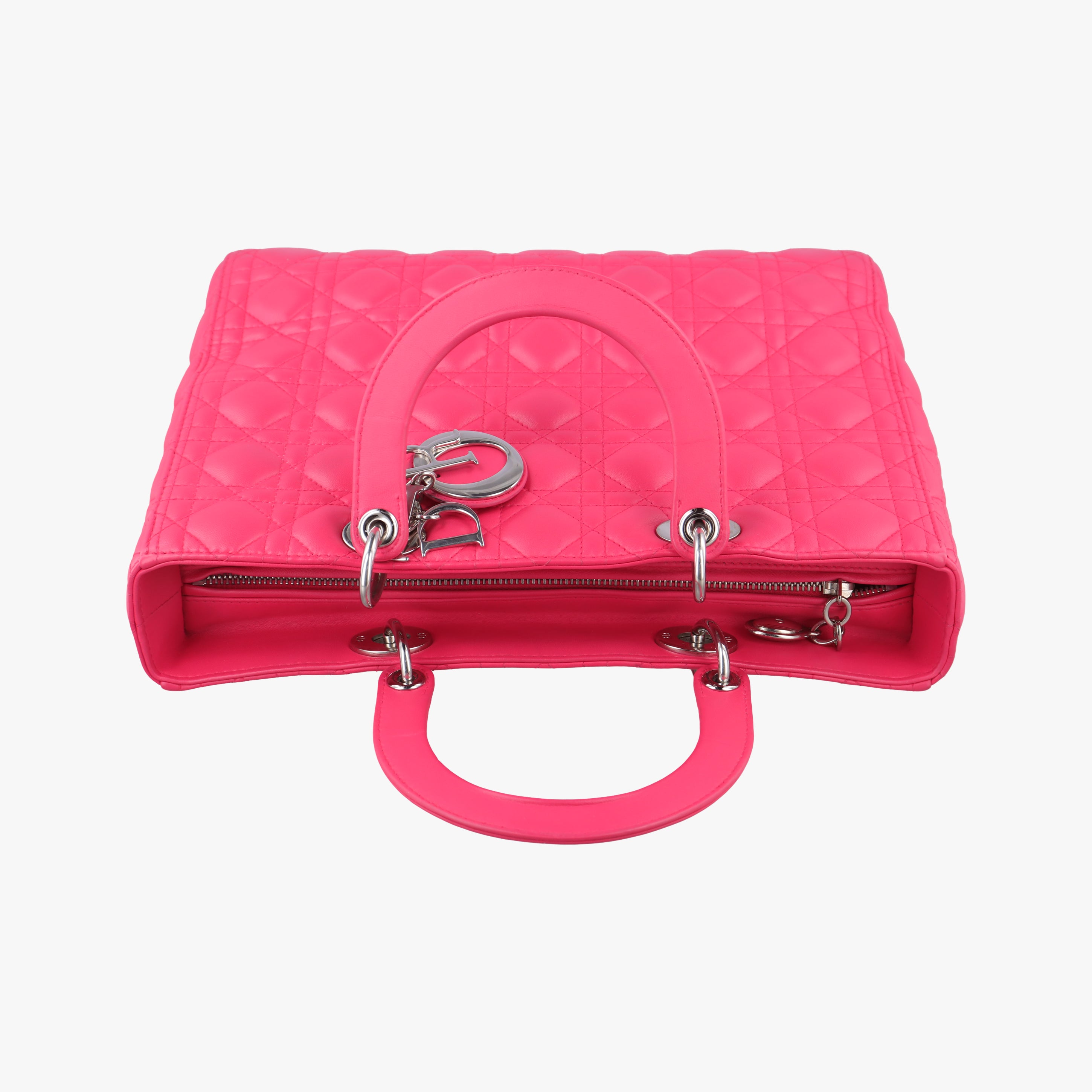 Lady Dior Rose lambskin 18-MA-1113レディディオール ローズ レッド ラムスキン 18-MA-1113
