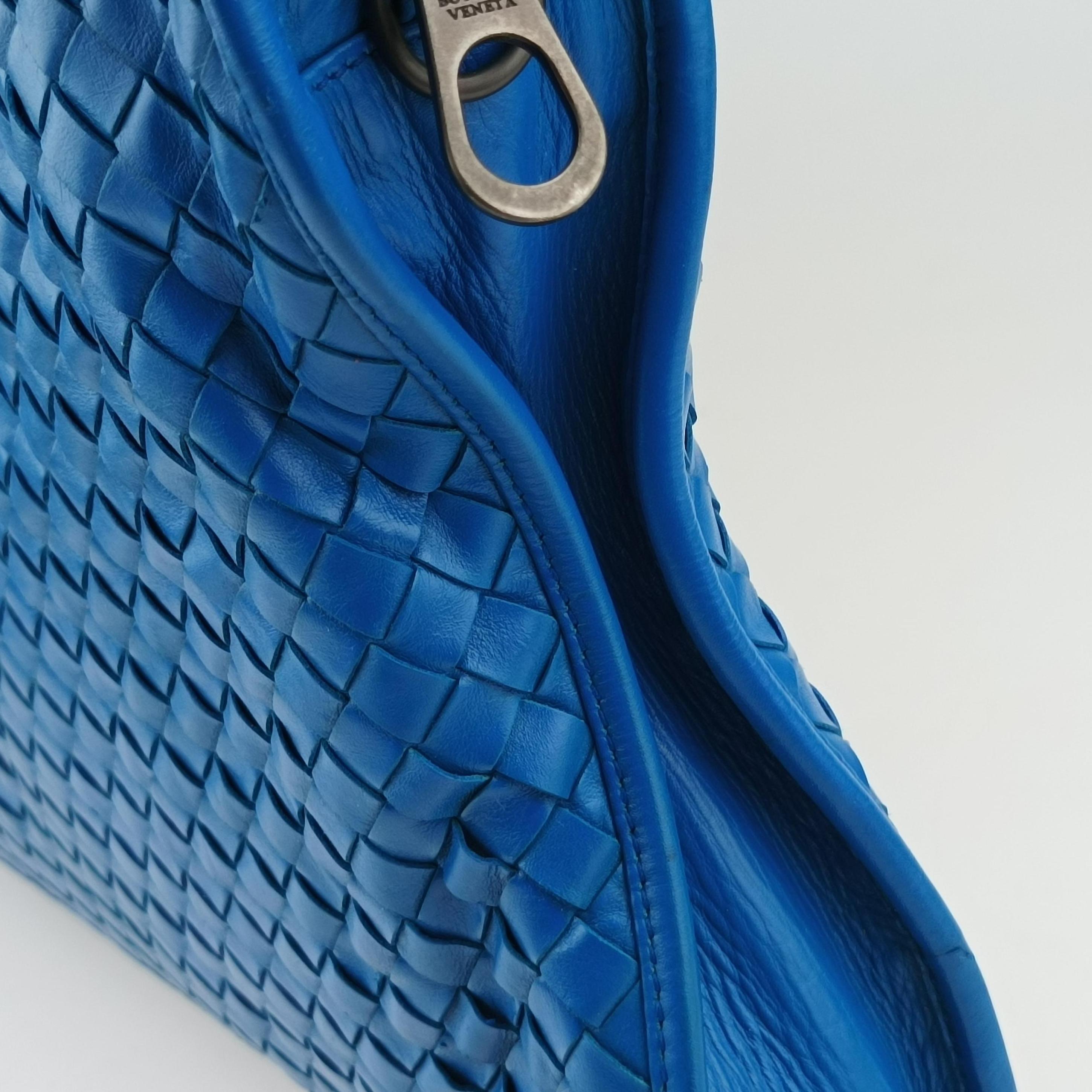 Intrecciato Blue lambskin B03349549Oイントレチャート ブルー ラムスキン B03349549O