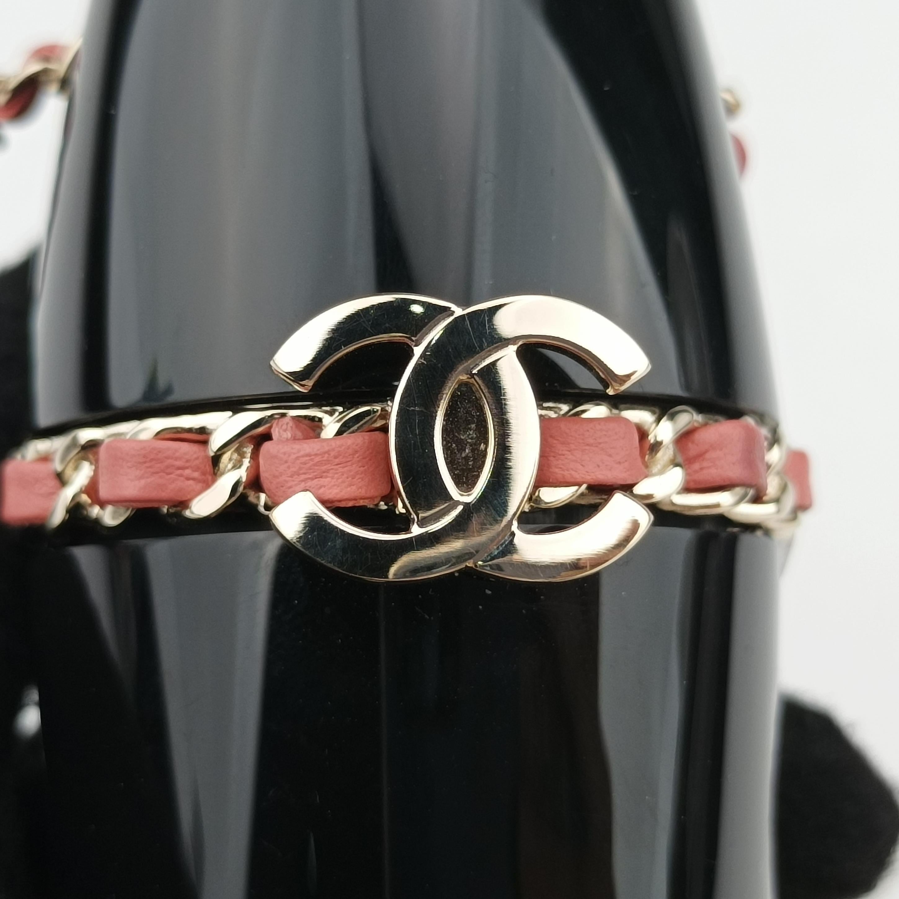 Coco Mark Lucite Lipstick Case On Chain Black plastic ココマーク ルーサイト リップスティックケース チェーン付き ブラック プラスチック