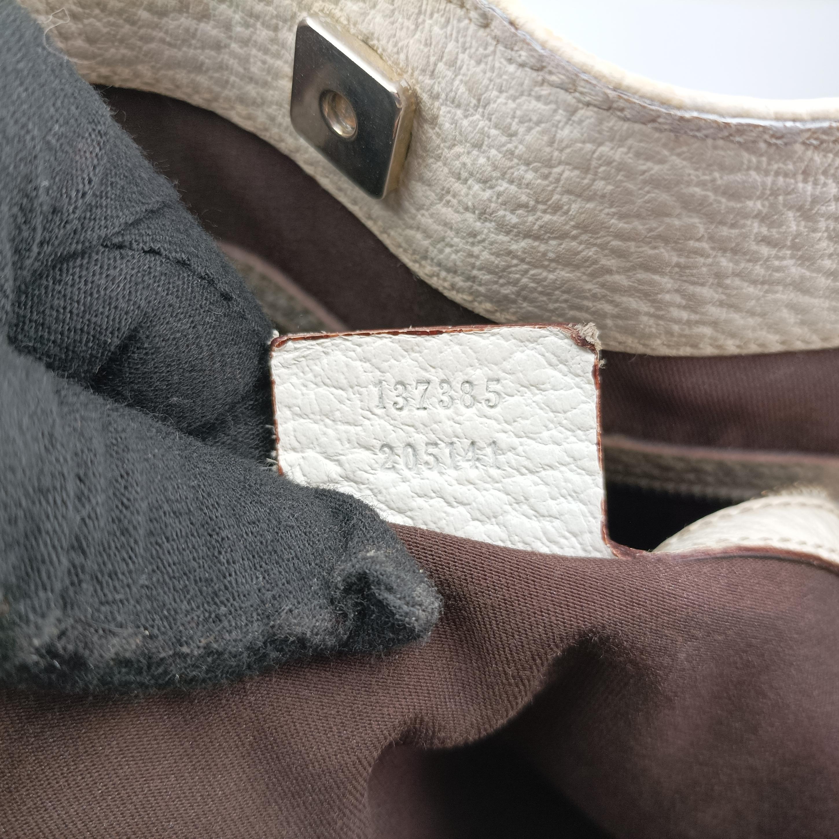 Horsebit Medium Hasler White Leather 137385 ホースビット ミディアム ハスラー ホワイト レザー 137385