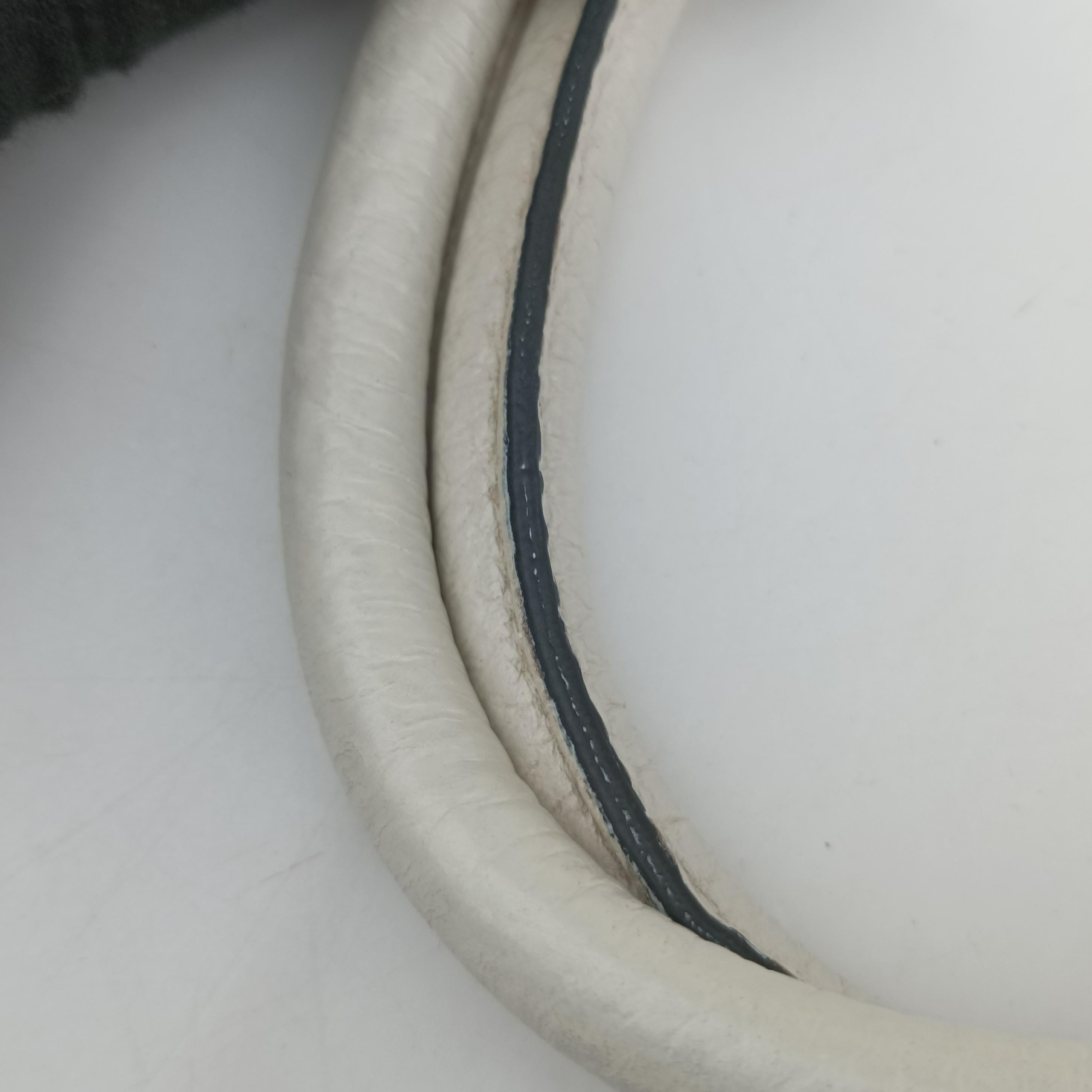 Horsebit Medium Hasler White Leather 137385 ホースビット ミディアム ハスラー ホワイト レザー 137385