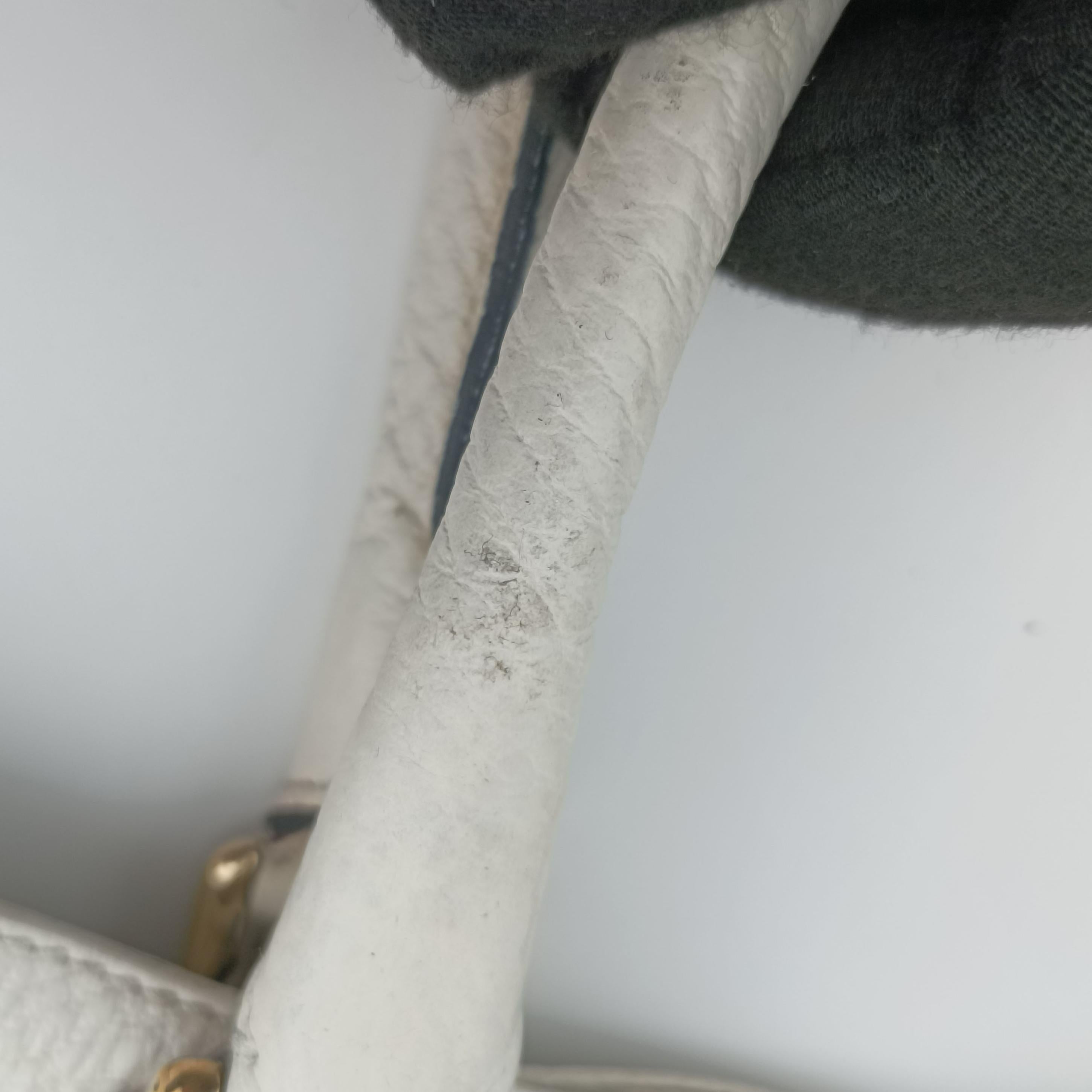 Horsebit Medium Hasler White Leather 137385 ホースビット ミディアム ハスラー ホワイト レザー 137385