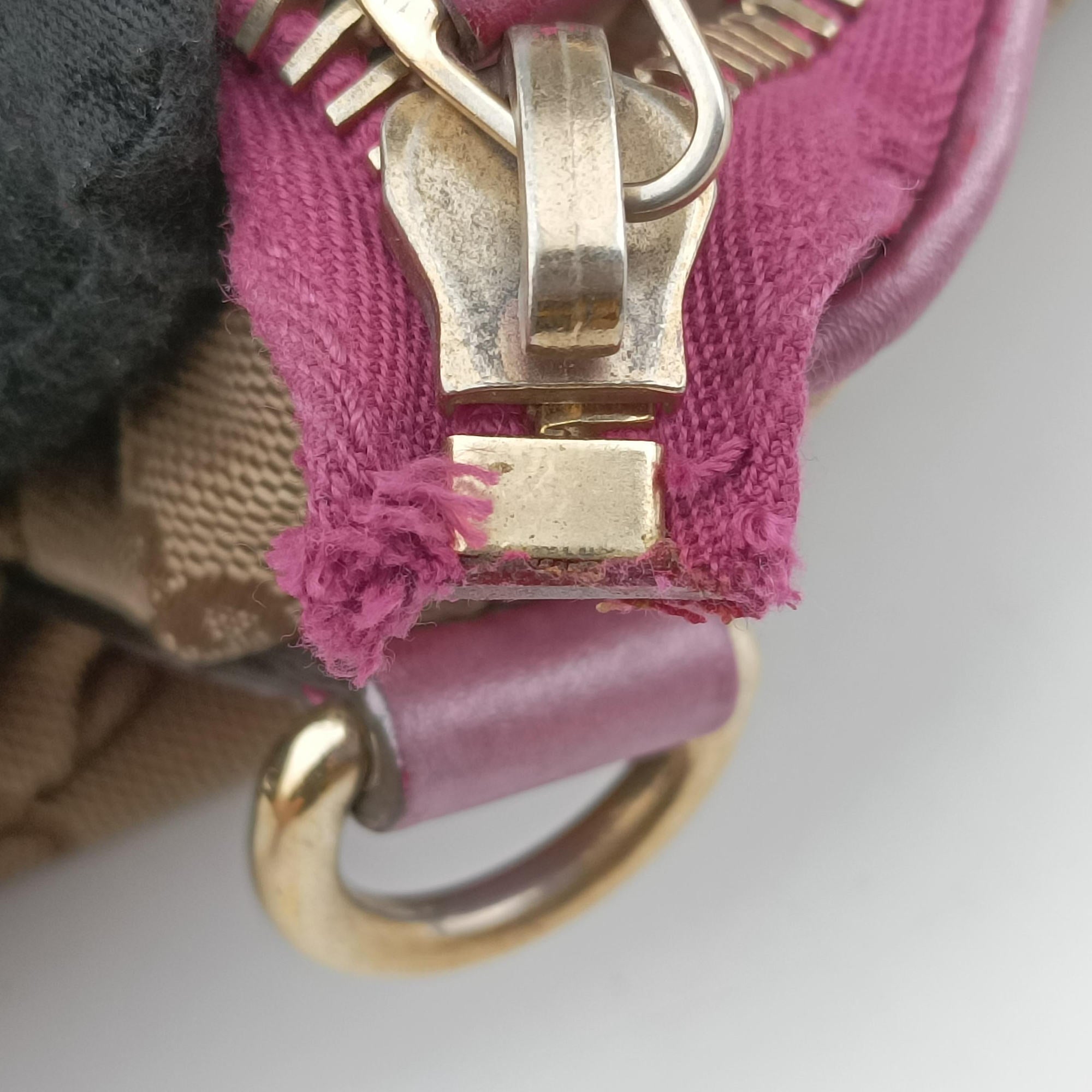 Guccissima Heart Bit Brown × Purple canvas×leather 269957 F010790027グッチシマ ハートビット ブラウン × パープル キャンバス×レザー 269957 F010790027