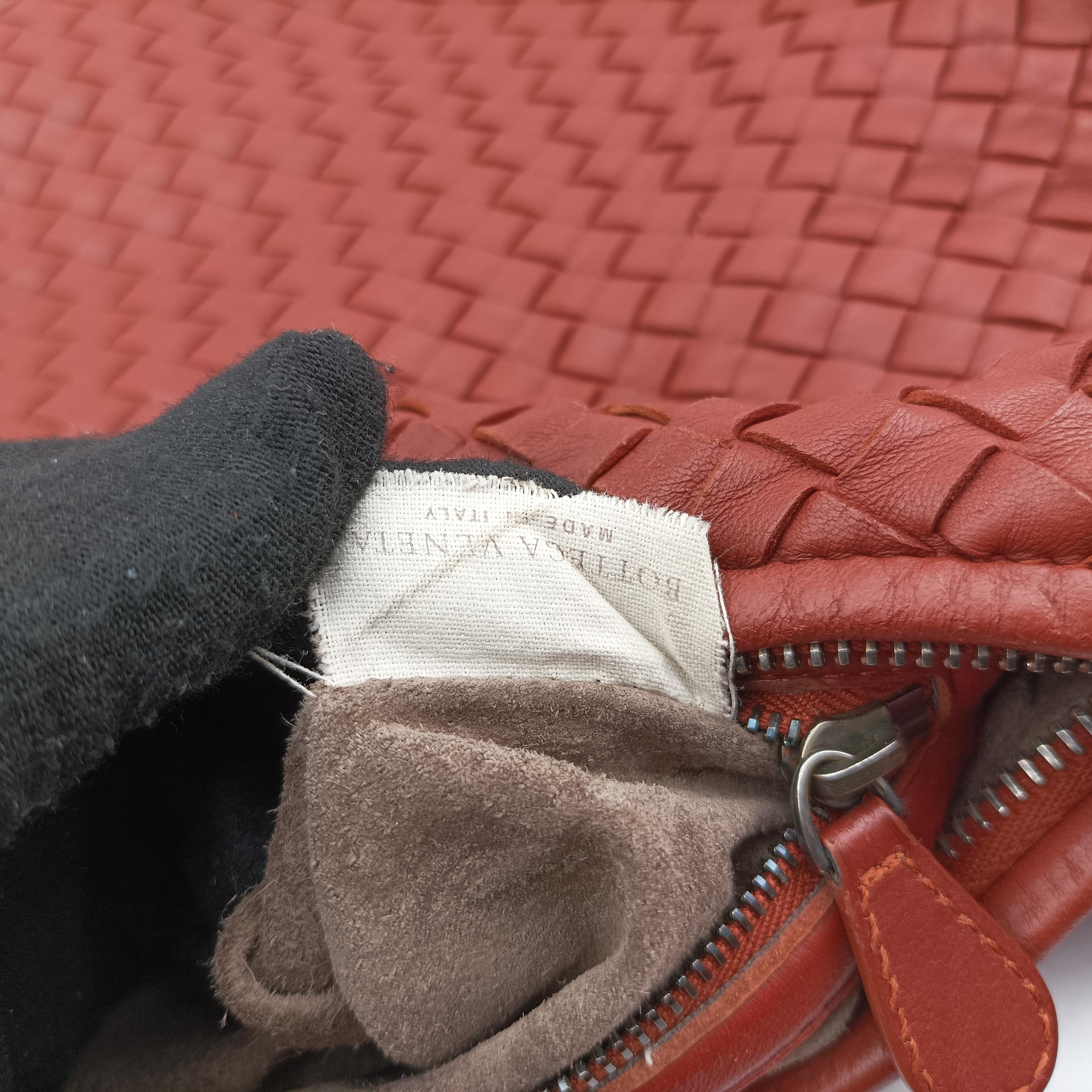 Intrecciato Brick Red lambskin 115654 V0016 6361 EPEV 2011 2525 Cイントレチャート ブリックレッド ラムスキン 115654 V0016 6361 EPEV 2011 2525 C