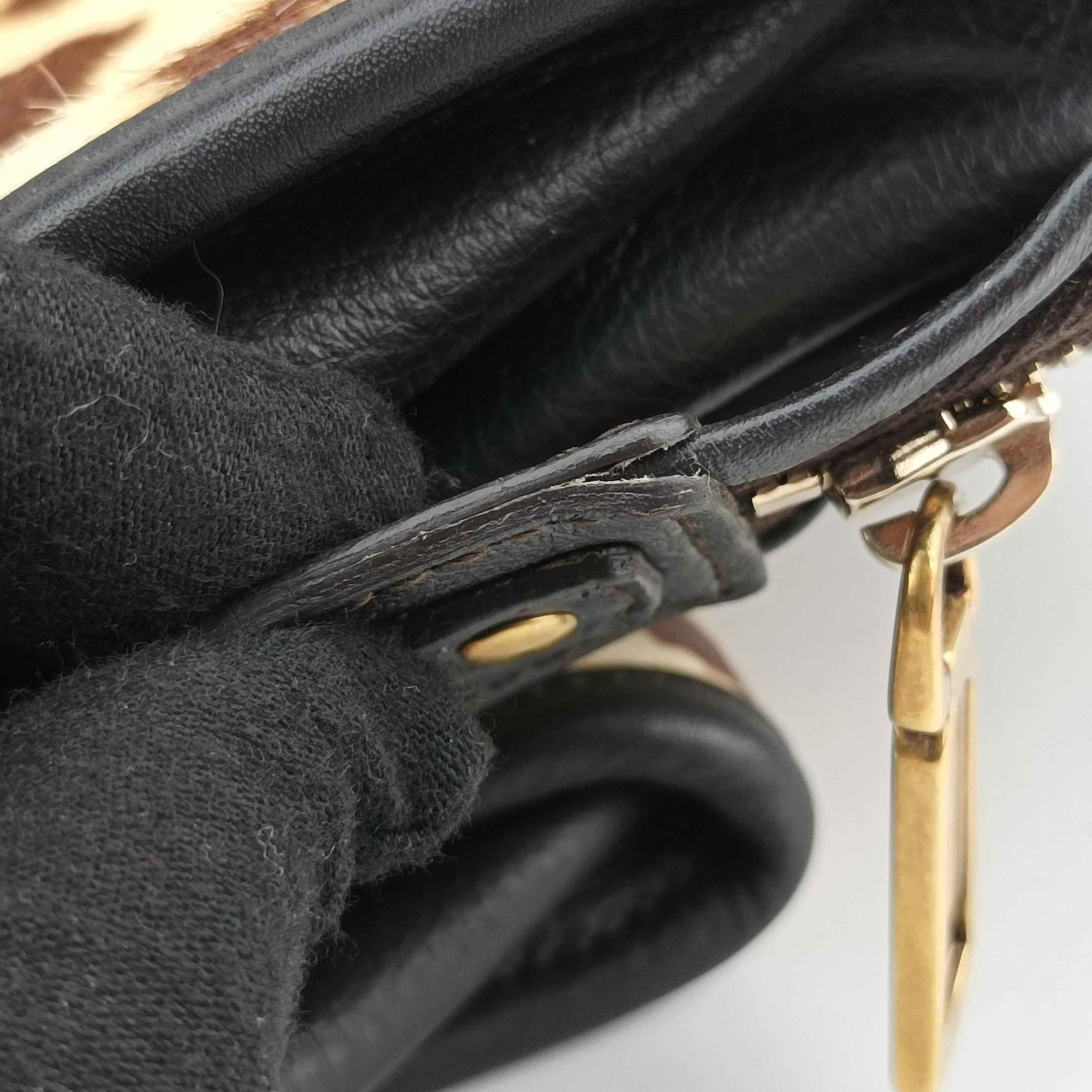 Cabas ChYc Mini Black×Brown×Multicolour Leather×ponyhair 297957 297957.527411カバスシックミニ ブラック×ブラウン×マルチカラー レザー×ハラコ 297957 297957.527411