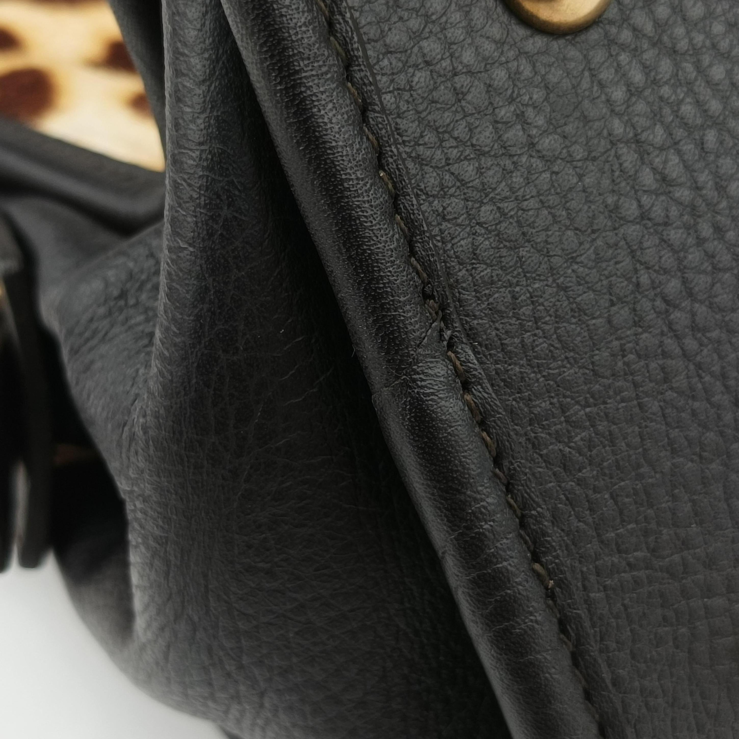 Cabas ChYc Mini Black×Brown×Multicolour Leather×ponyhair 297957 297957.527411カバスシックミニ ブラック×ブラウン×マルチカラー レザー×ハラコ 297957 297957.527411