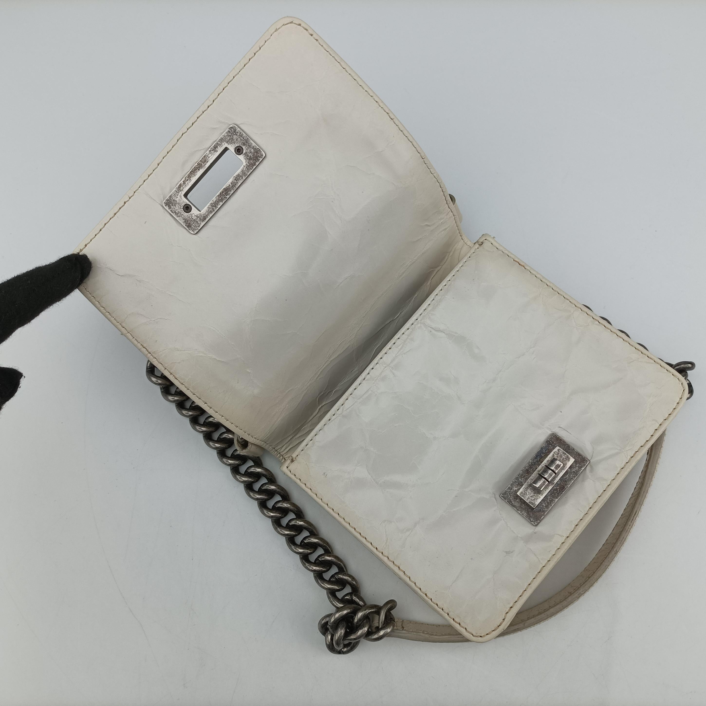 2.55 Rita Matelasse White Leather A66815 157571492.55マトラッセ ホワイト レザー A66815 15757149