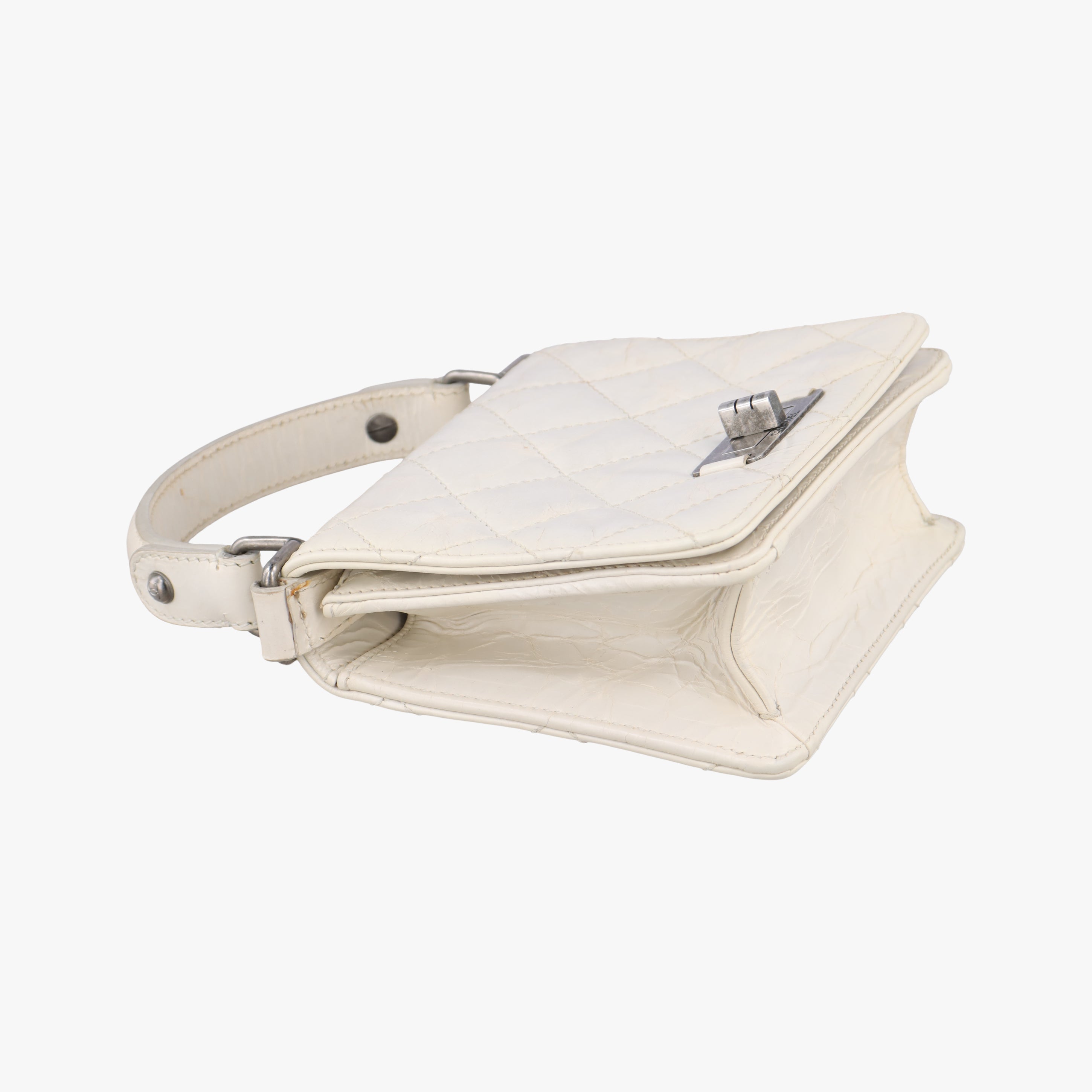 2.55 Rita Matelasse White Leather A66815 157571492.55マトラッセ ホワイト レザー A66815 15757149