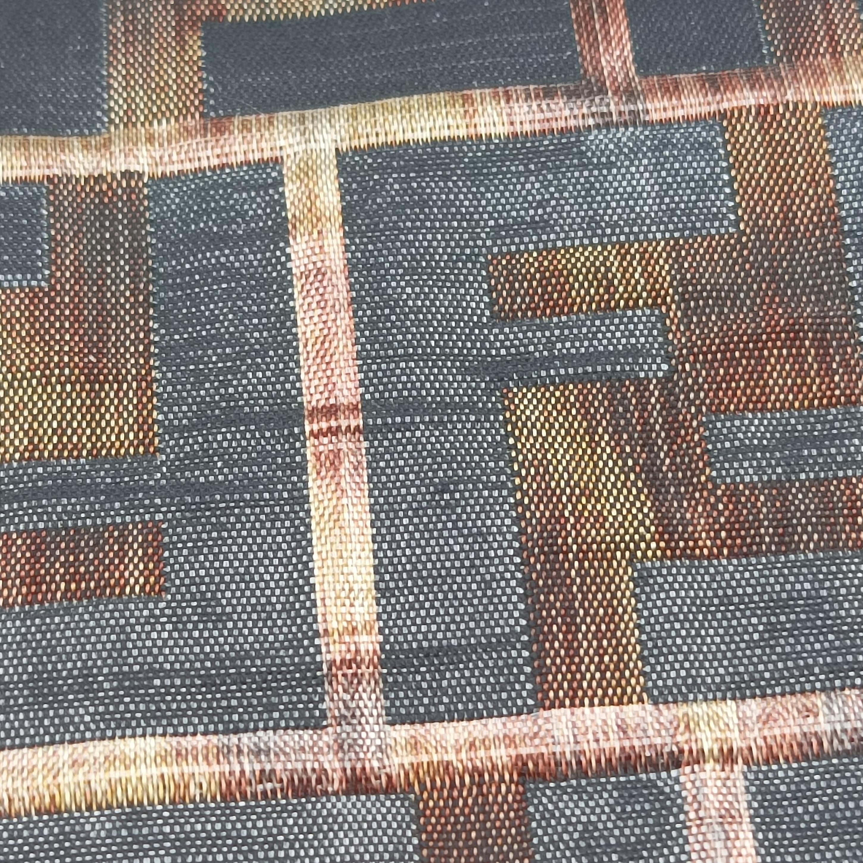 Chef Perforated Charm Zucca Print Brown fabric 8BR436 2373-8BR436-ZMD-089ズッカ プリント シェフパフォーレートチャーム ブラウン ジャガード 8BR436 2373-8BR436-ZMD-089