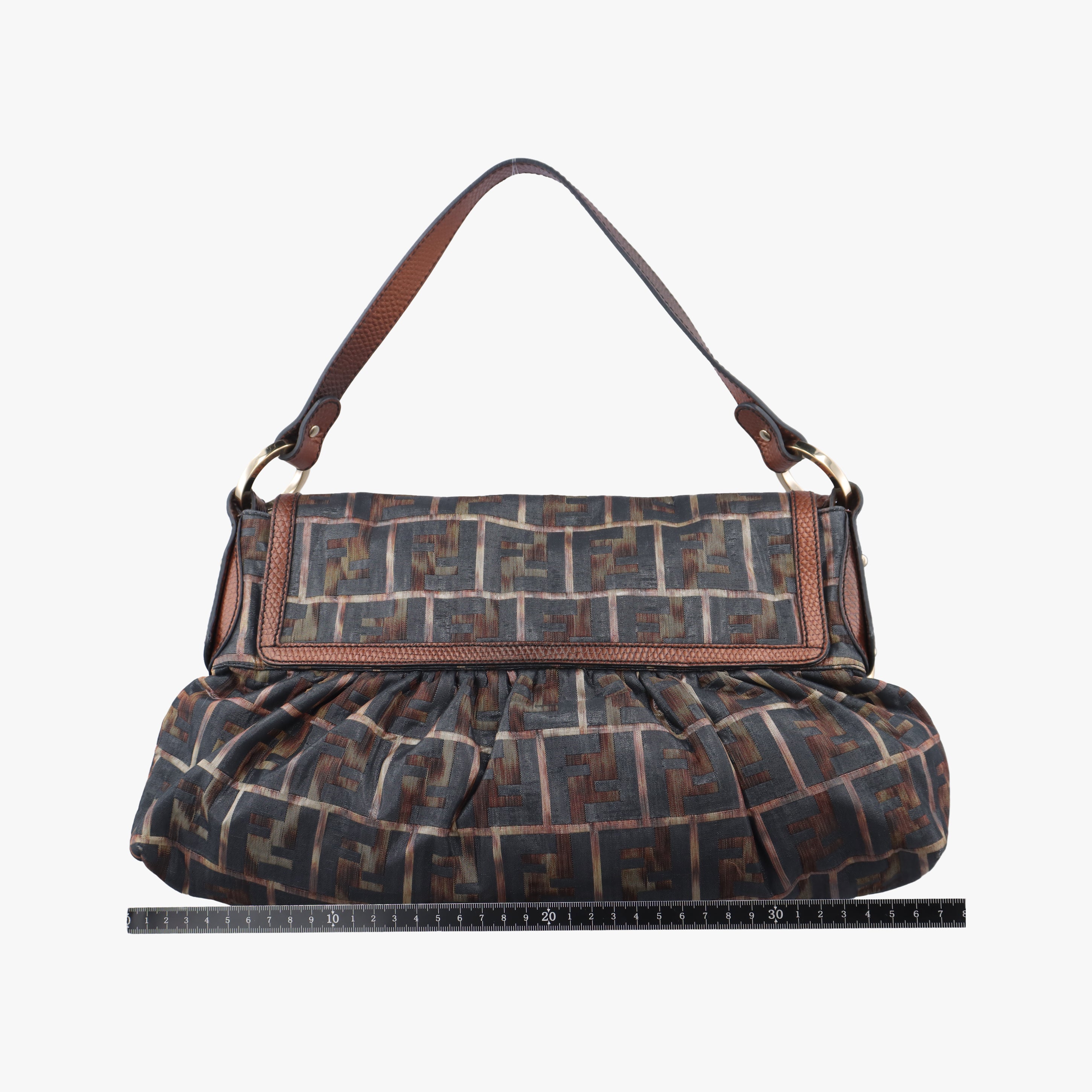 Chef Perforated Charm Zucca Print Brown fabric 8BR436 2373-8BR436-ZMD-089ズッカ プリント シェフパフォーレートチャーム ブラウン ジャガード 8BR436 2373-8BR436-ZMD-089