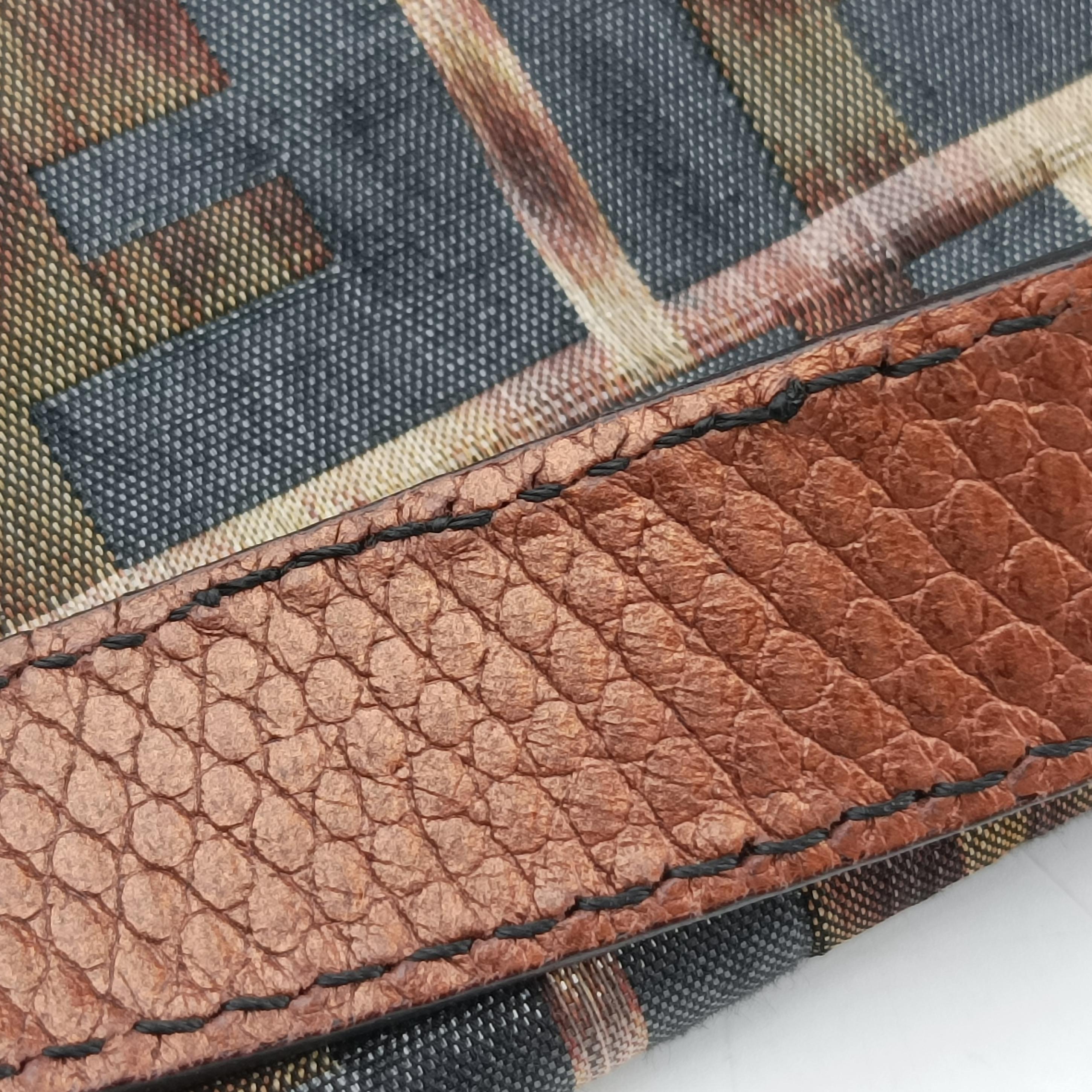 Chef Perforated Charm Zucca Print Brown fabric 8BR436 2373-8BR436-ZMD-089ズッカ プリント シェフパフォーレートチャーム ブラウン ジャガード 8BR436 2373-8BR436-ZMD-089