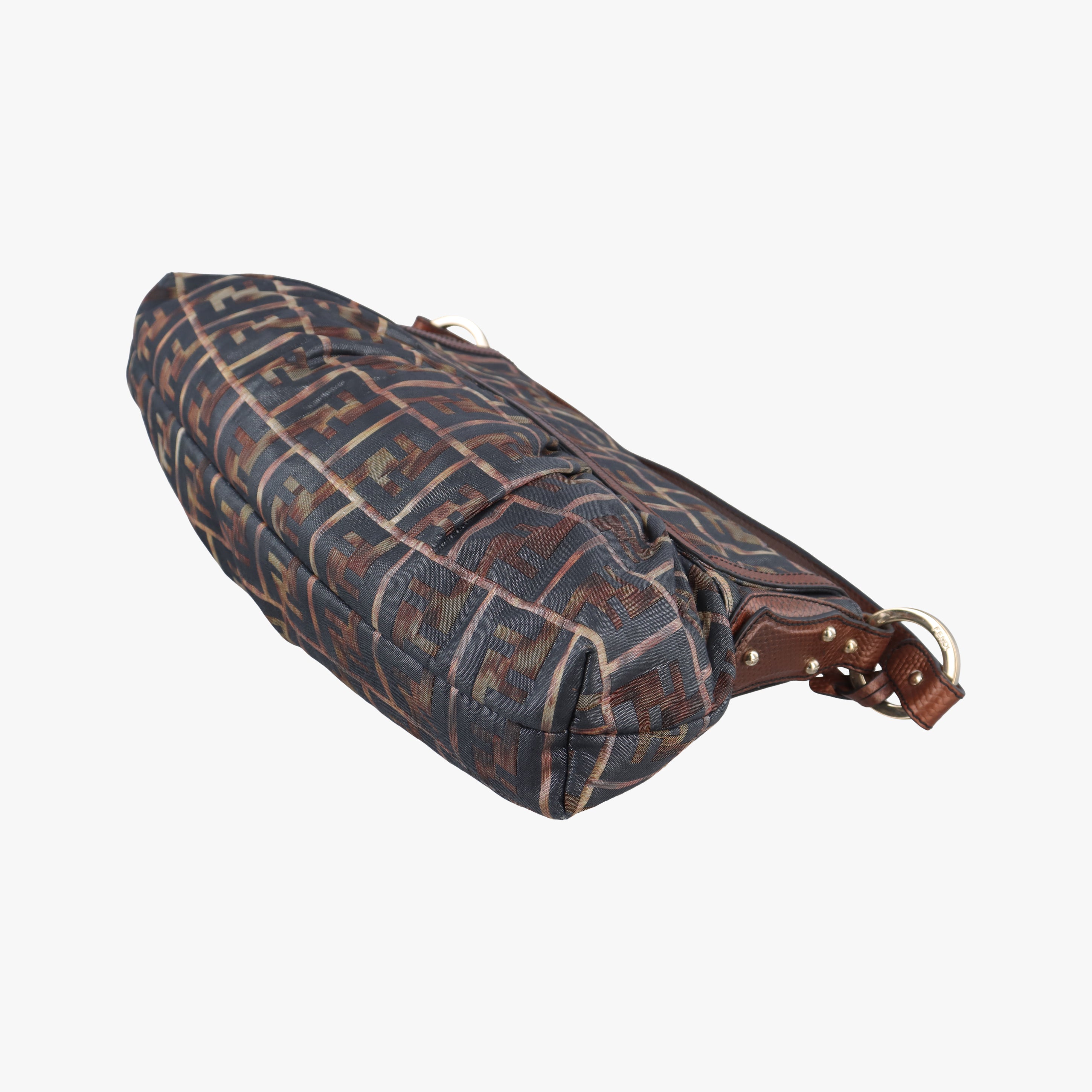 Chef Perforated Charm Zucca Print Brown fabric 8BR436 2373-8BR436-ZMD-089ズッカ プリント シェフパフォーレートチャーム ブラウン ジャガード 8BR436 2373-8BR436-ZMD-089