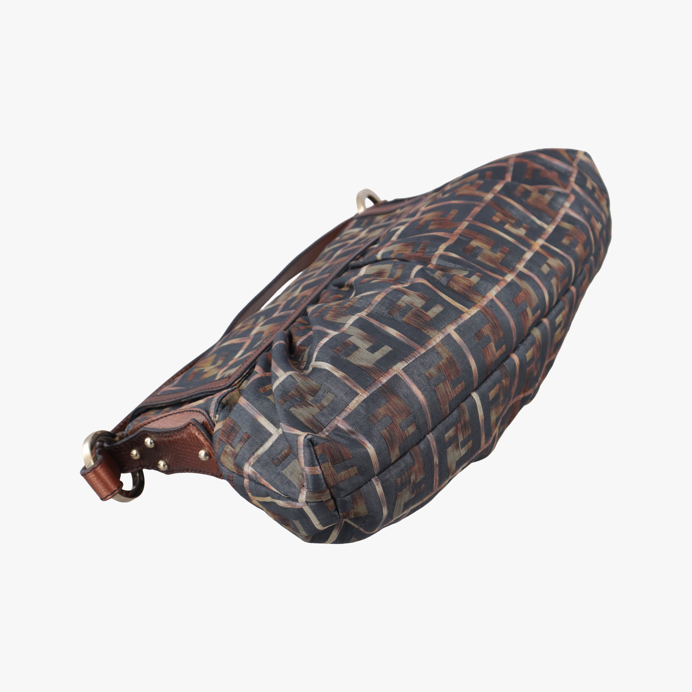 Chef Perforated Charm Zucca Print Brown fabric 8BR436 2373-8BR436-ZMD-089ズッカ プリント シェフパフォーレートチャーム ブラウン ジャガード 8BR436 2373-8BR436-ZMD-089