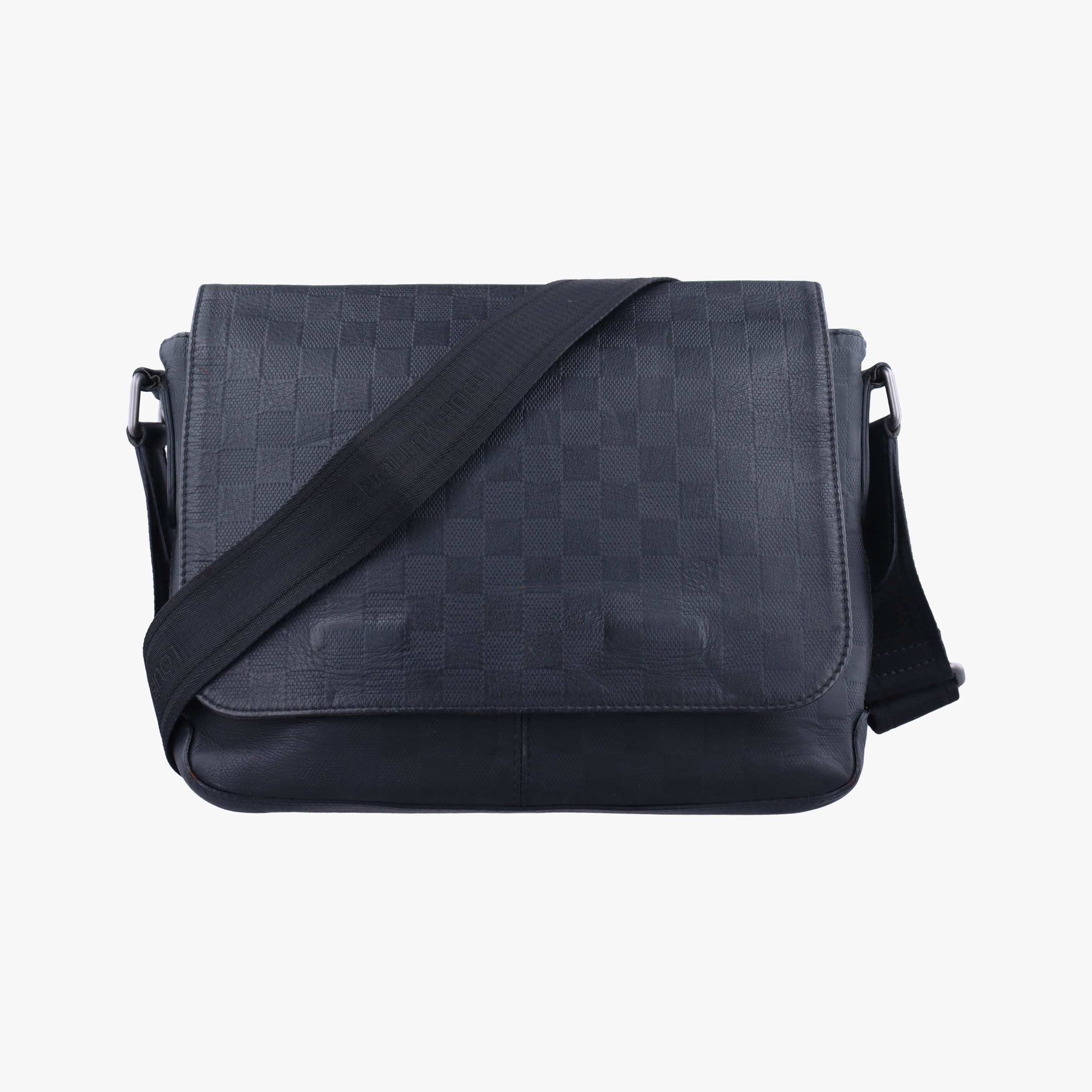 District PM Messenger Black Damier Infini Leather N41286 SP4194ディストリクトPM メッセンジャー ブラック ダミエアンフィニ レザー N41286 SP4194