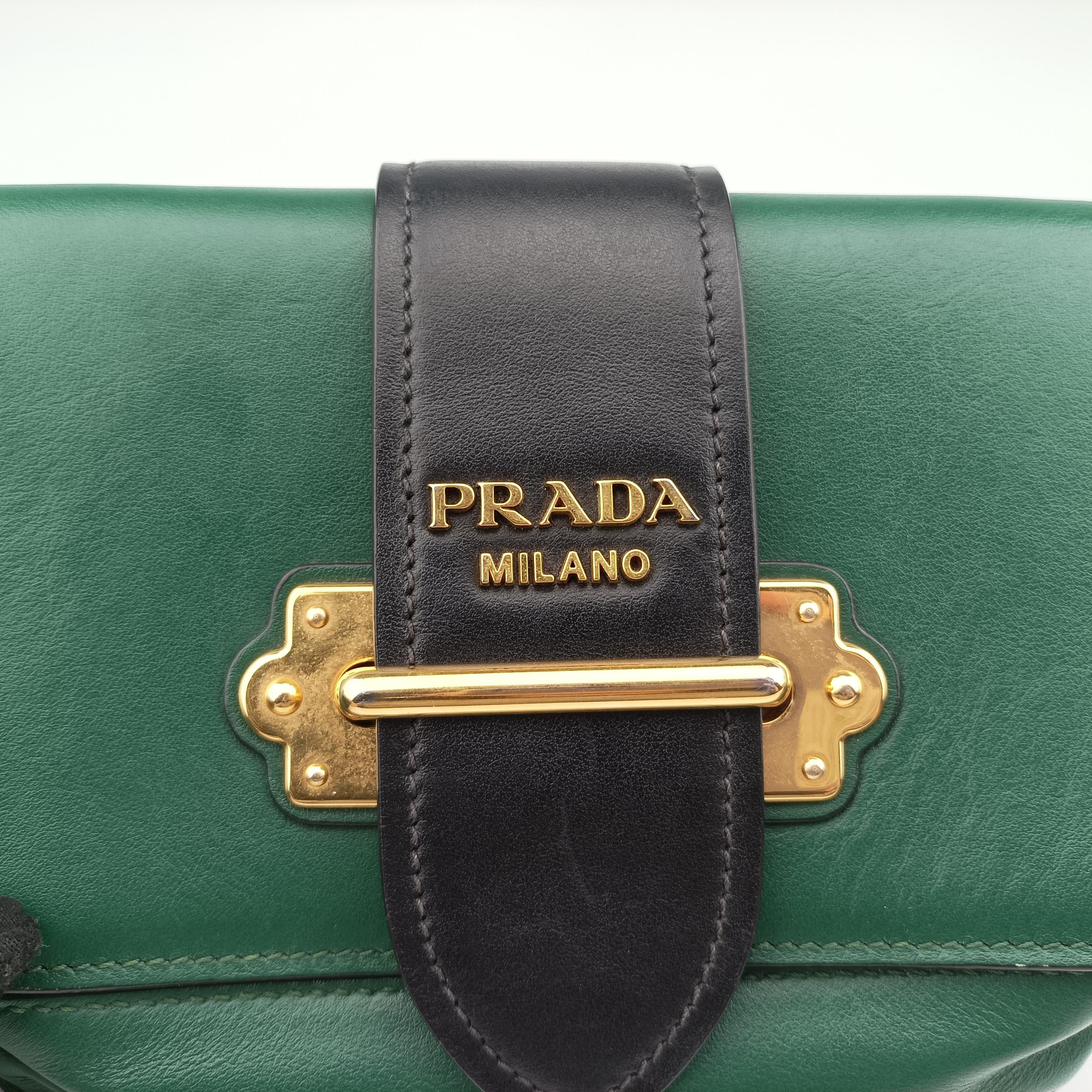 City Calf Cahier Green×black leather 256シティカーフ カイエ グリーン×ブラック レザー 256