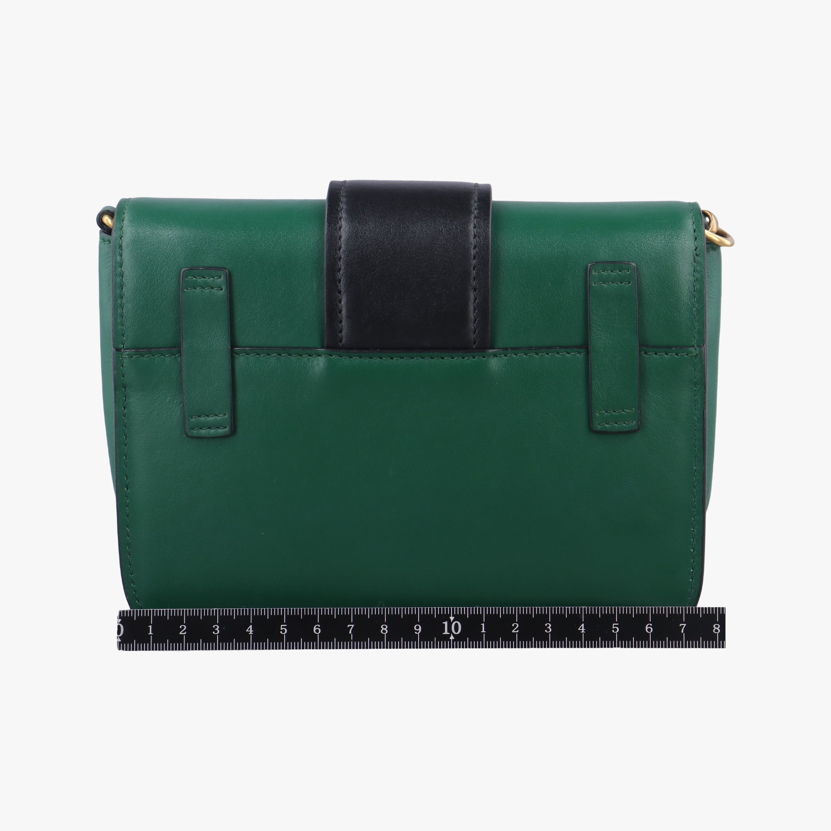 City Calf Cahier Green×black leather 256シティカーフ カイエ グリーン×ブラック レザー 256