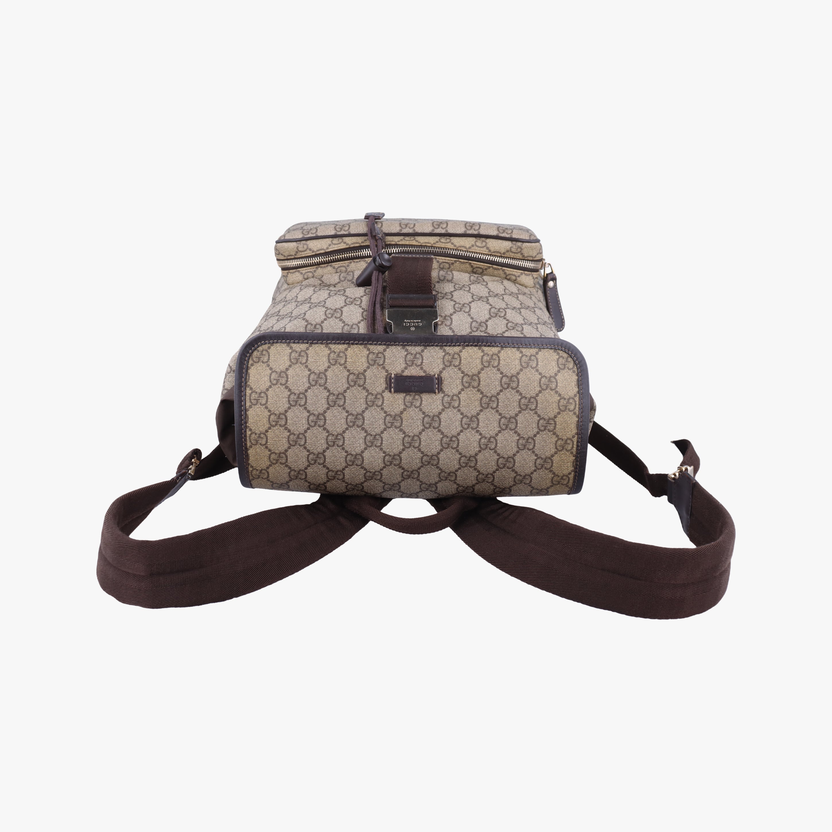 GG Supreme Brown PVC coated canvas 246103 H011979537GGスプリーム ブラウン PVCコーティングキャンバス 246103 H011979537