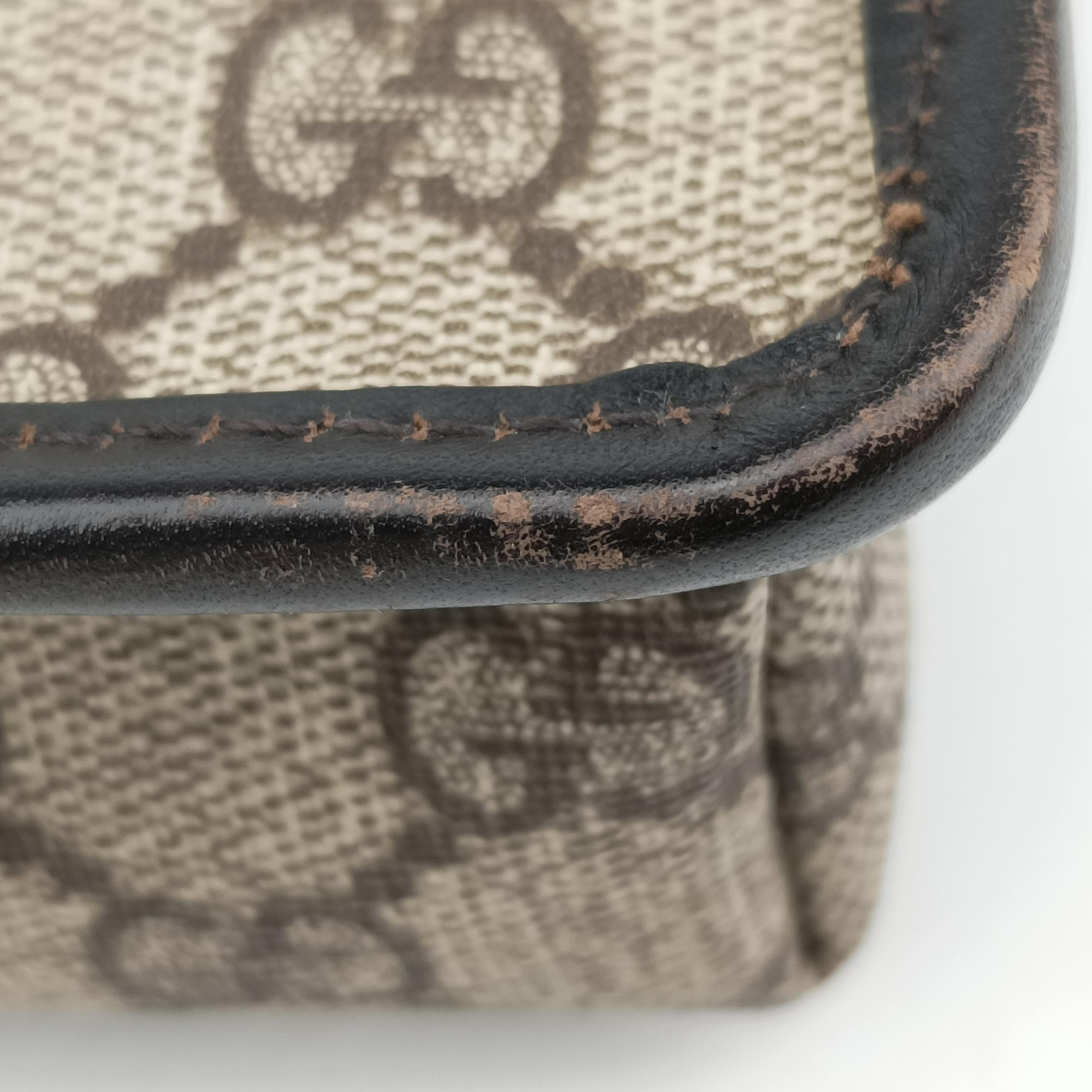 GG Supreme Brown PVC coated canvas 92562 GGスプリーム ブラウン PVCコーティングキャンバス 92562