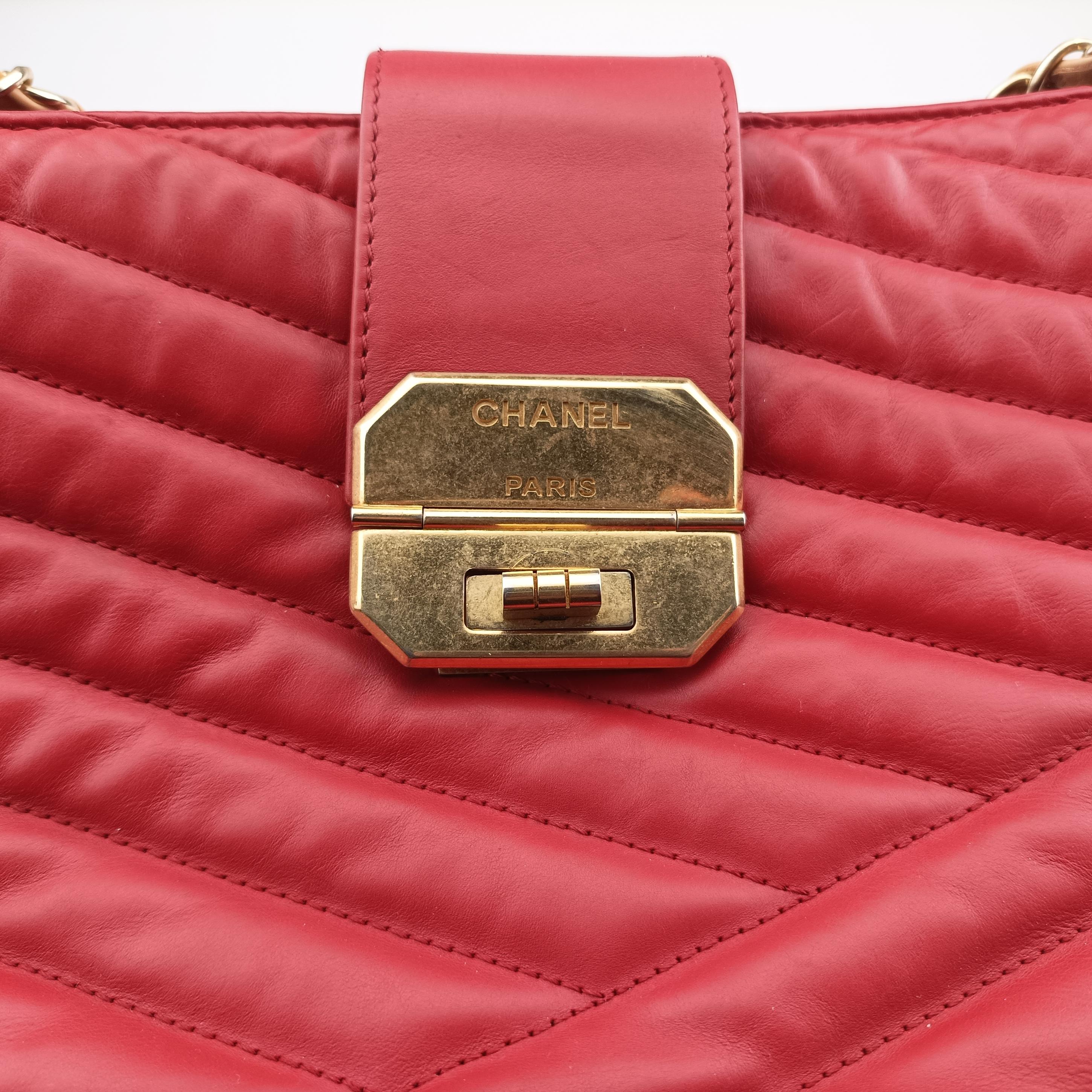 gabrielle Accordion Tote Red Leather A66841 15665467ガブリエル アコーディオン トート レッド レザー A66841 15665467