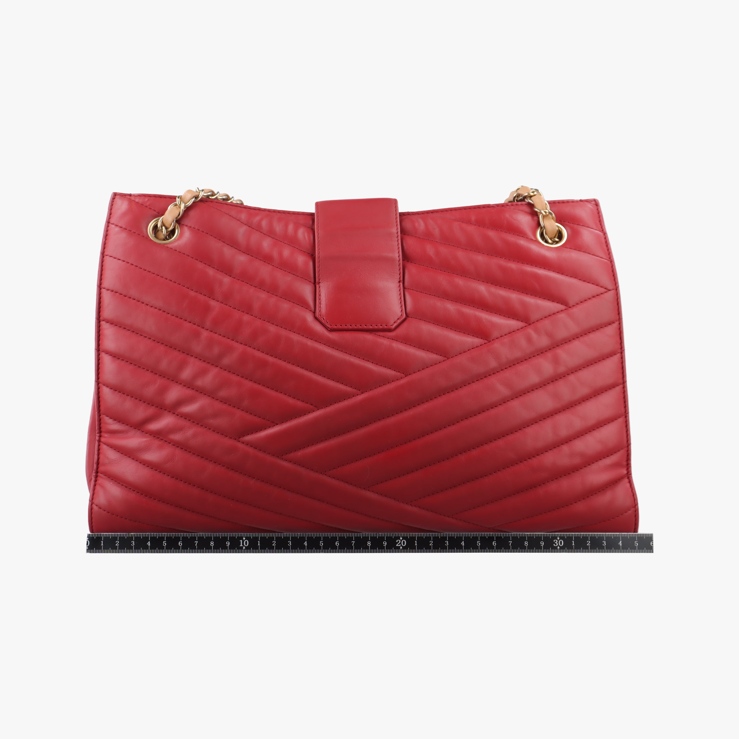 gabrielle Accordion Tote Red Leather A66841 15665467ガブリエル アコーディオン トート レッド レザー A66841 15665467