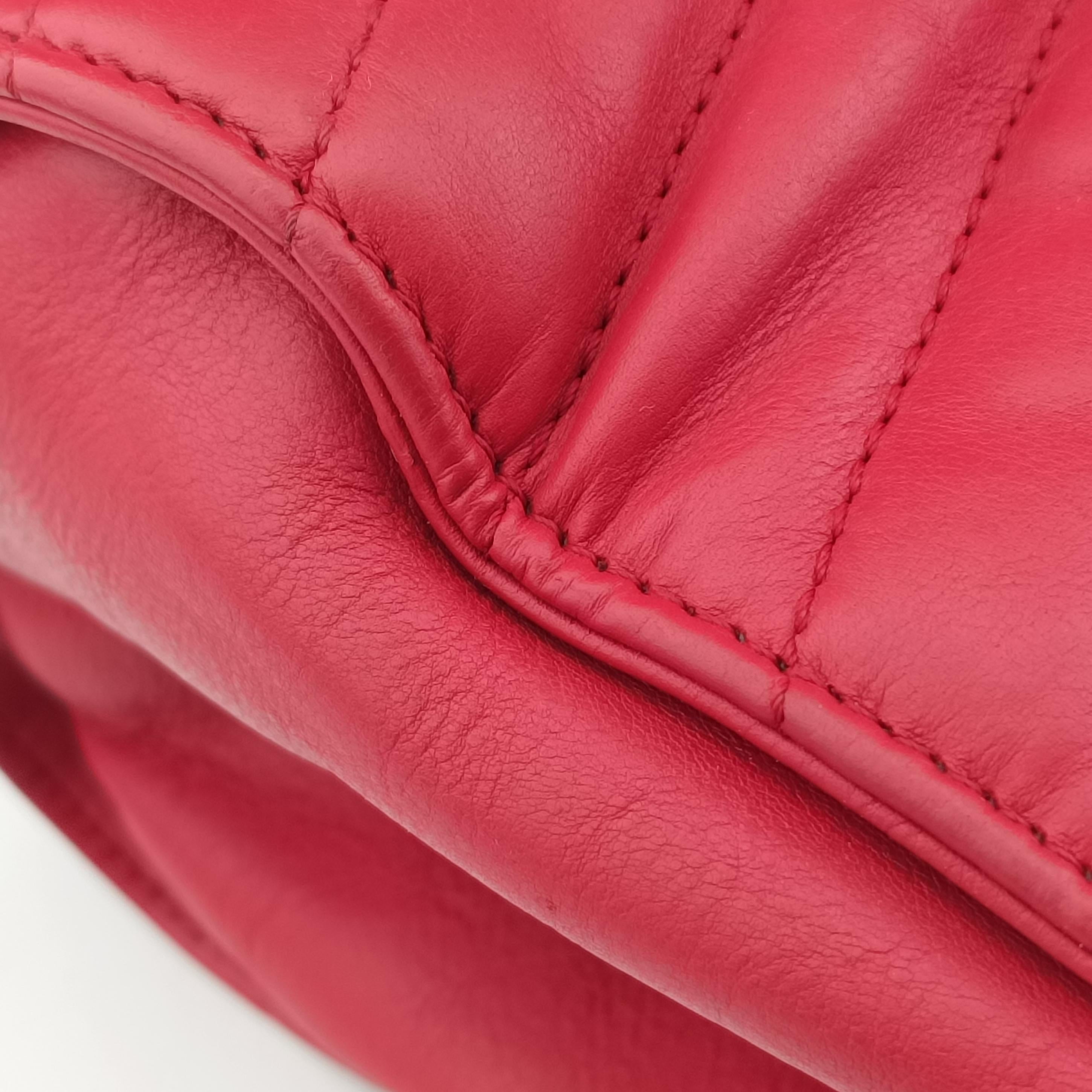 gabrielle Accordion Tote Red Leather A66841 15665467ガブリエル アコーディオン トート レッド レザー A66841 15665467