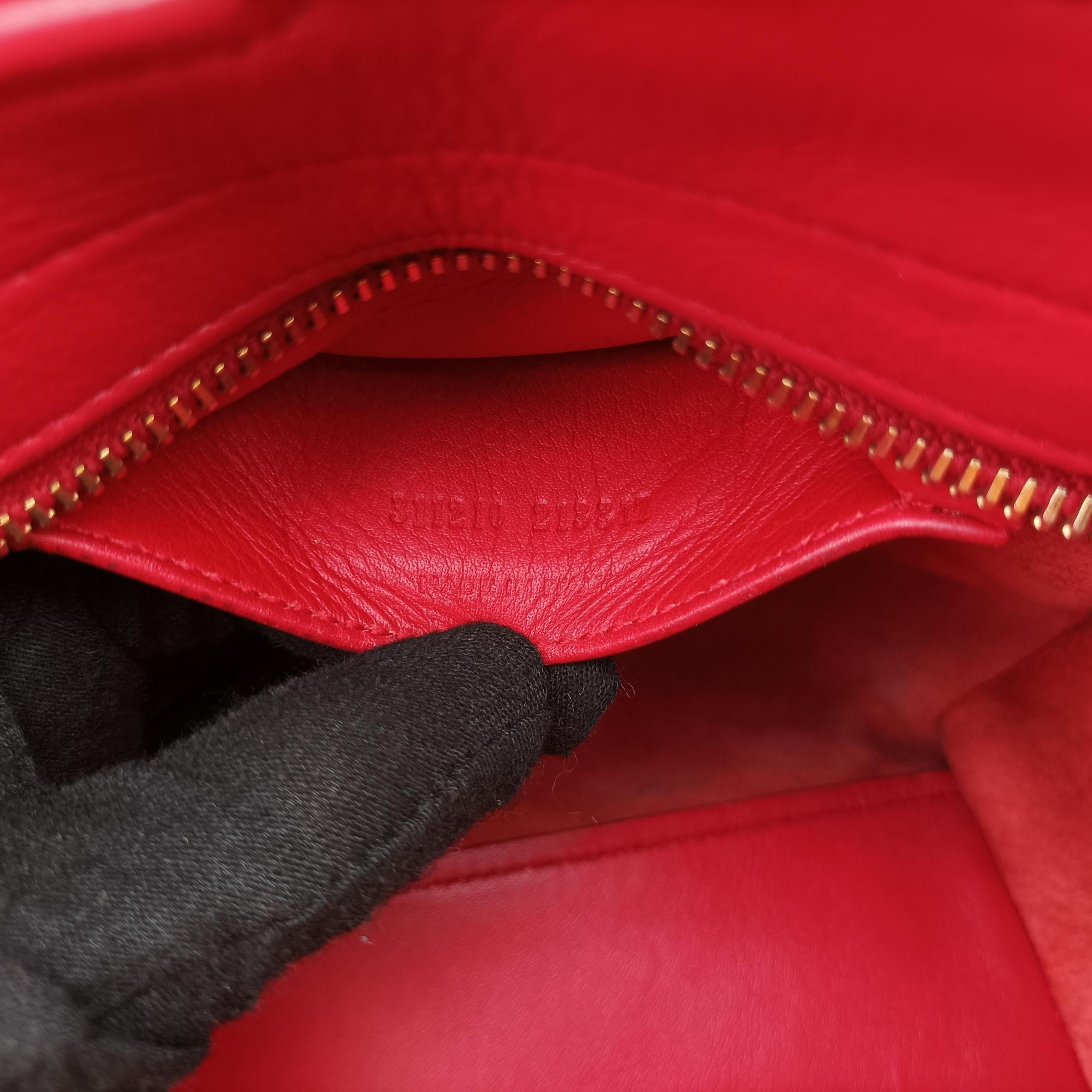 Y Ligne Petit Cabas Red Leather 311210 311210.213317Yライン プチカバス レッド レザー 311210 311210.213317