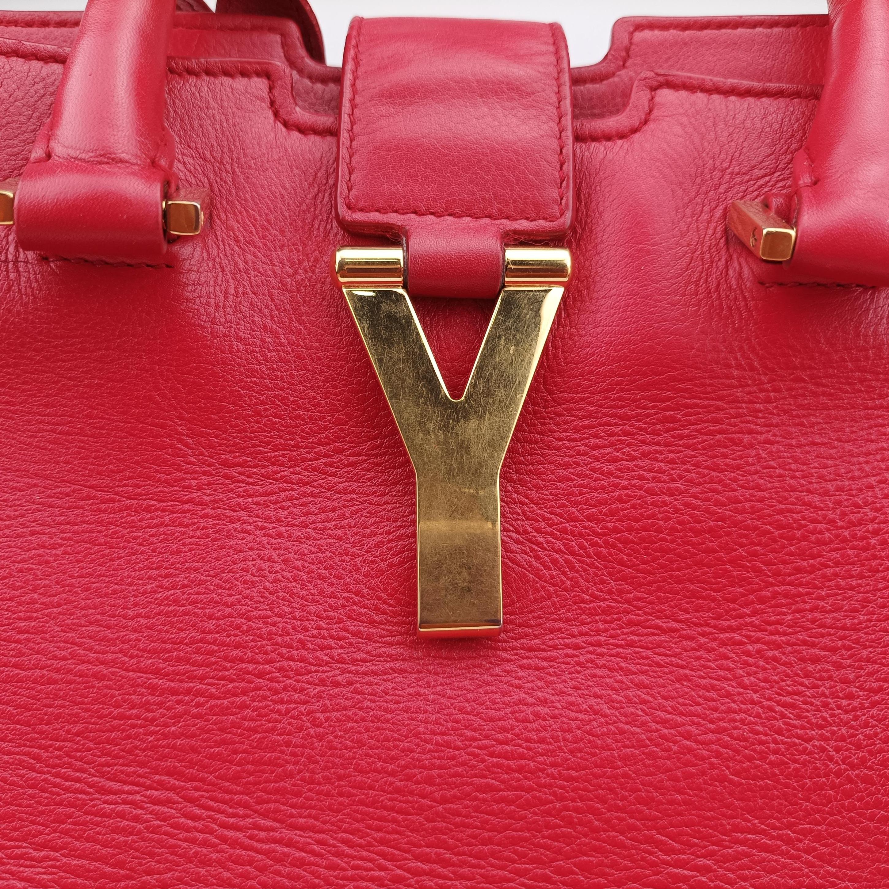 Y Ligne Petit Cabas Red Leather 311210 311210.213317Yライン プチカバス レッド レザー 311210 311210.213317