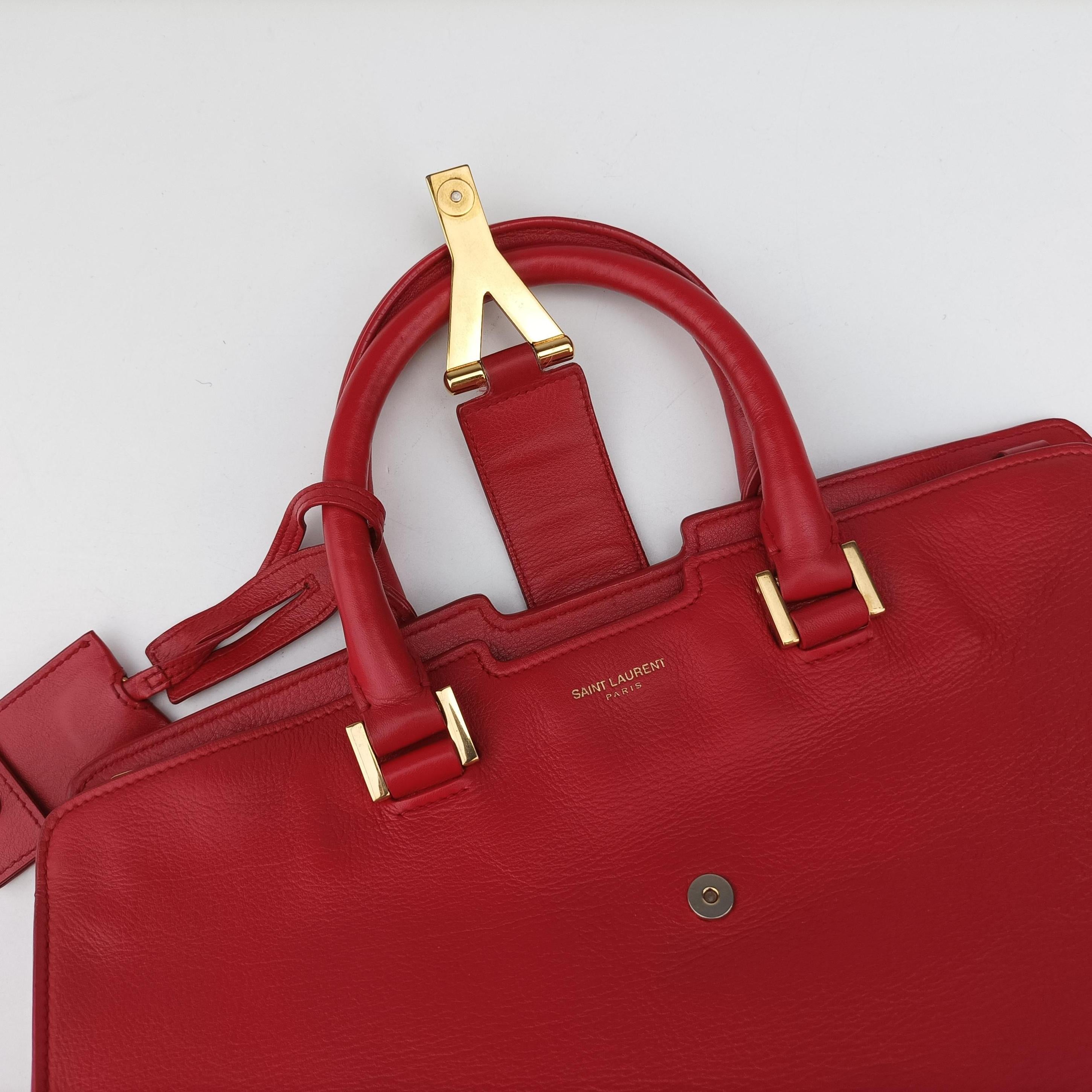 Y Ligne Petit Cabas Red Leather 311210 311210.213317Yライン プチカバス レッド レザー 311210 311210.213317