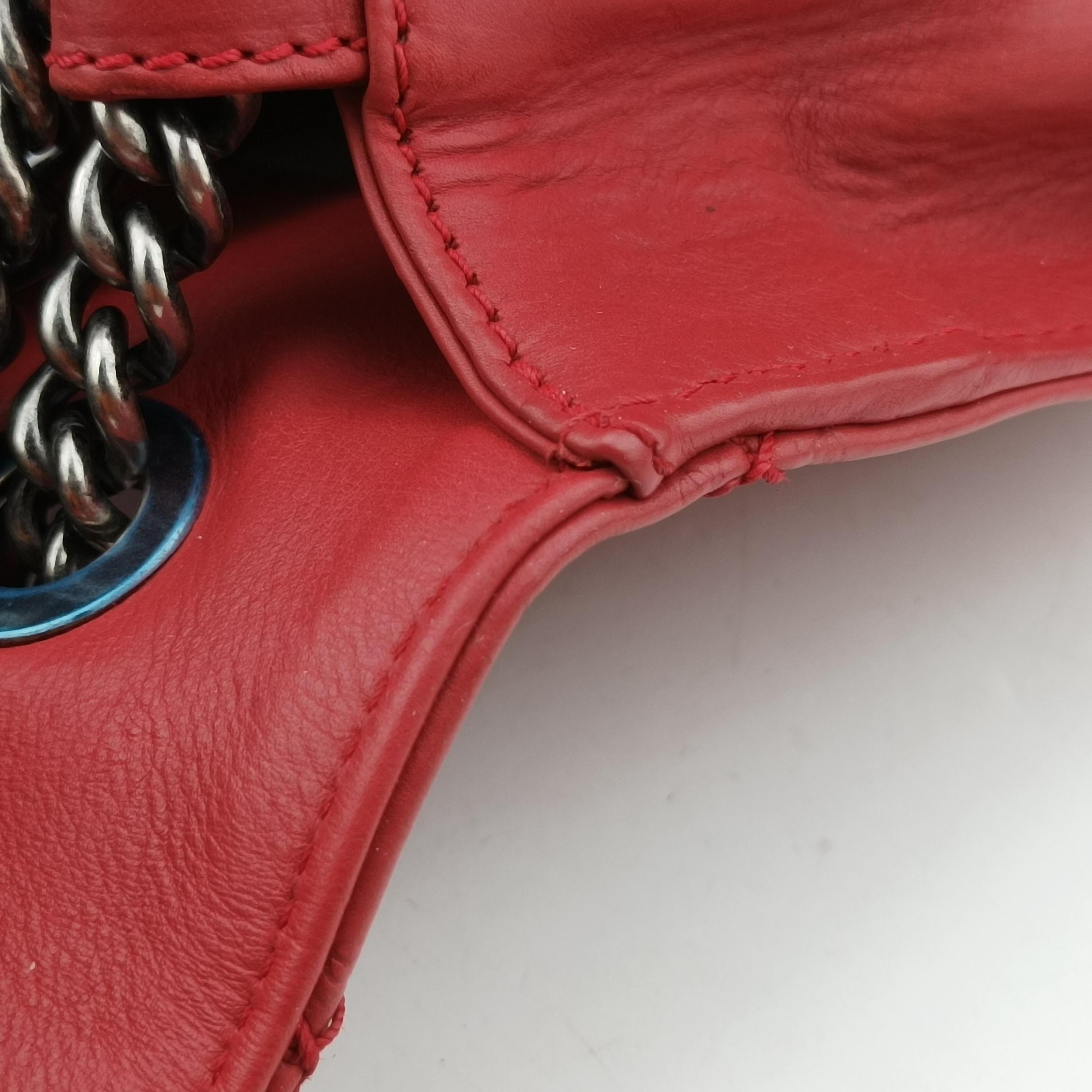 2.55 Matelasse Red Leather A66985 157999762.55 マトラッセ レッド レザー A66985 15799976