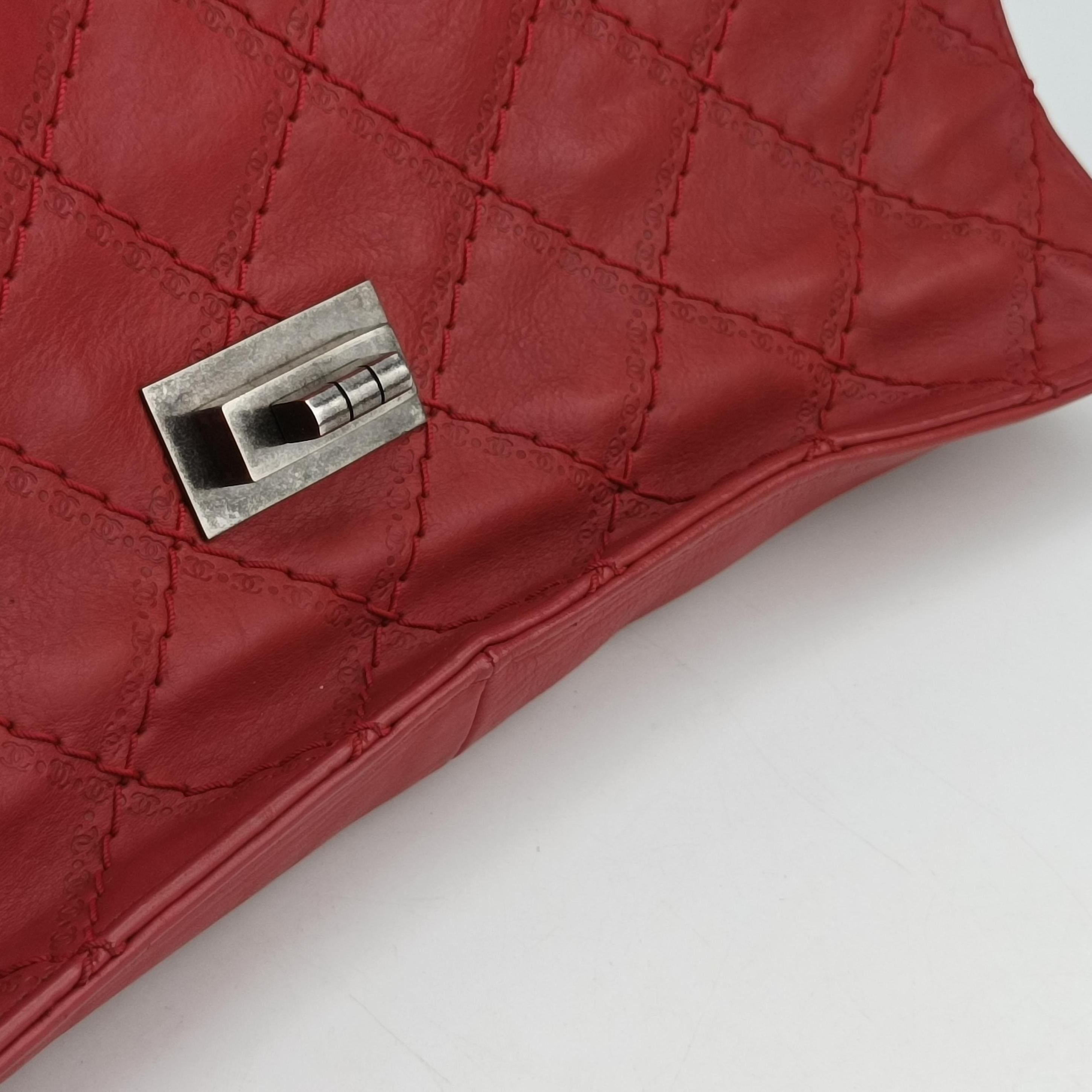 2.55 Matelasse Red Leather A66985 157999762.55 マトラッセ レッド レザー A66985 15799976