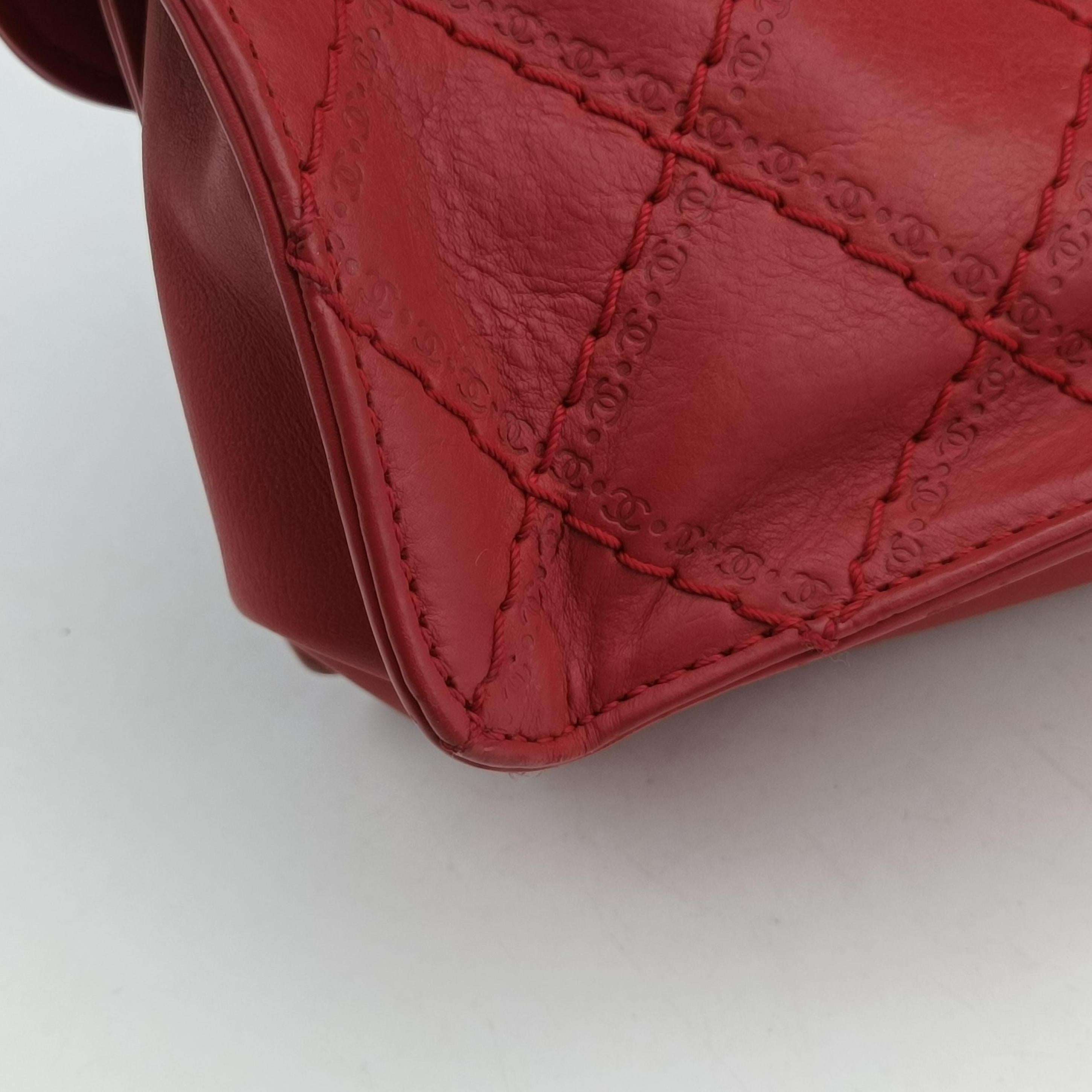 2.55 Matelasse Red Leather A66985 157999762.55 マトラッセ レッド レザー A66985 15799976