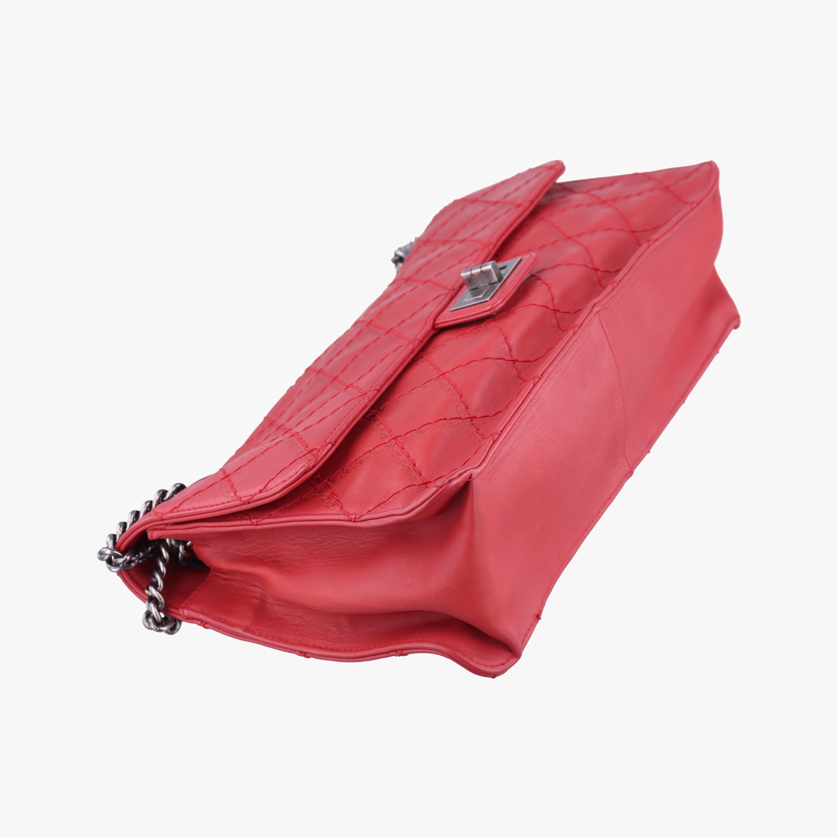 2.55 Matelasse Red Leather A66985 157999762.55 マトラッセ レッド レザー A66985 15799976