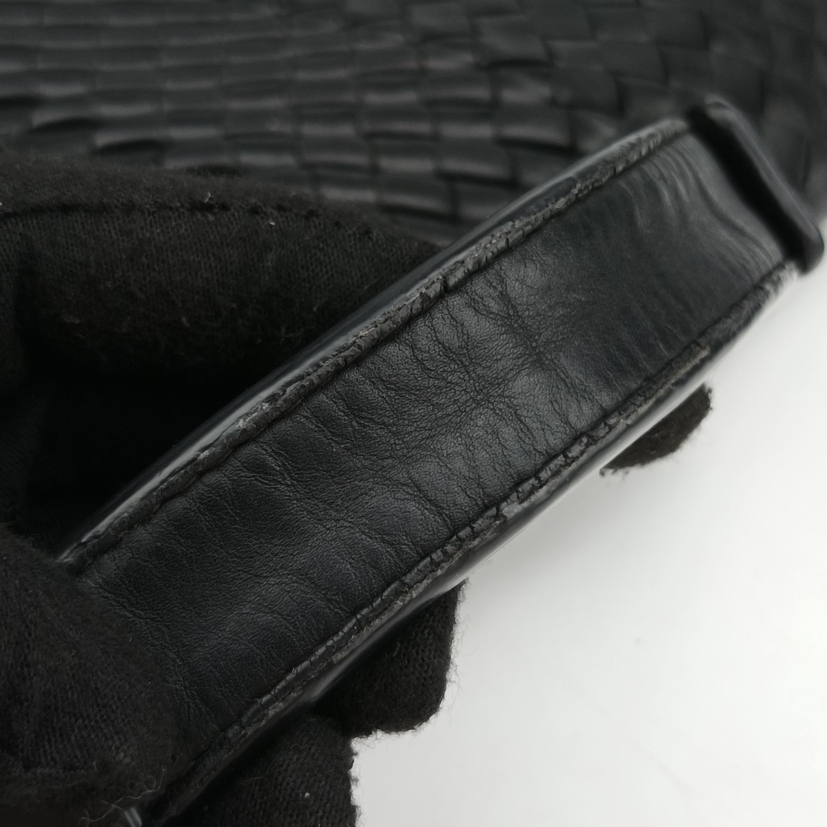 Intrecciato Black lambskin B03482603Cイントレチャート ブラック ラムスキン B03482603C