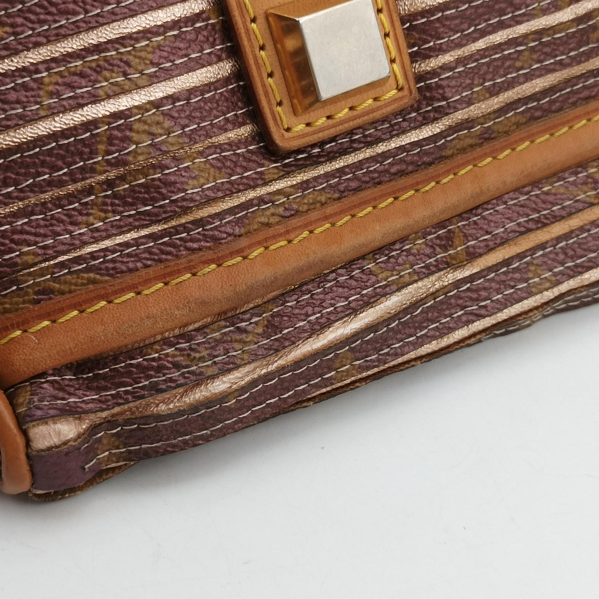 Eden Speedy Bandouliere 30 beige×PECHE Monogram Eden Canvas M40357 Lot number unknownエデン スピーディ バンドリエール30 ベージュ×ペッシュ モノグラム エデン キャンバス M40357 製番不明