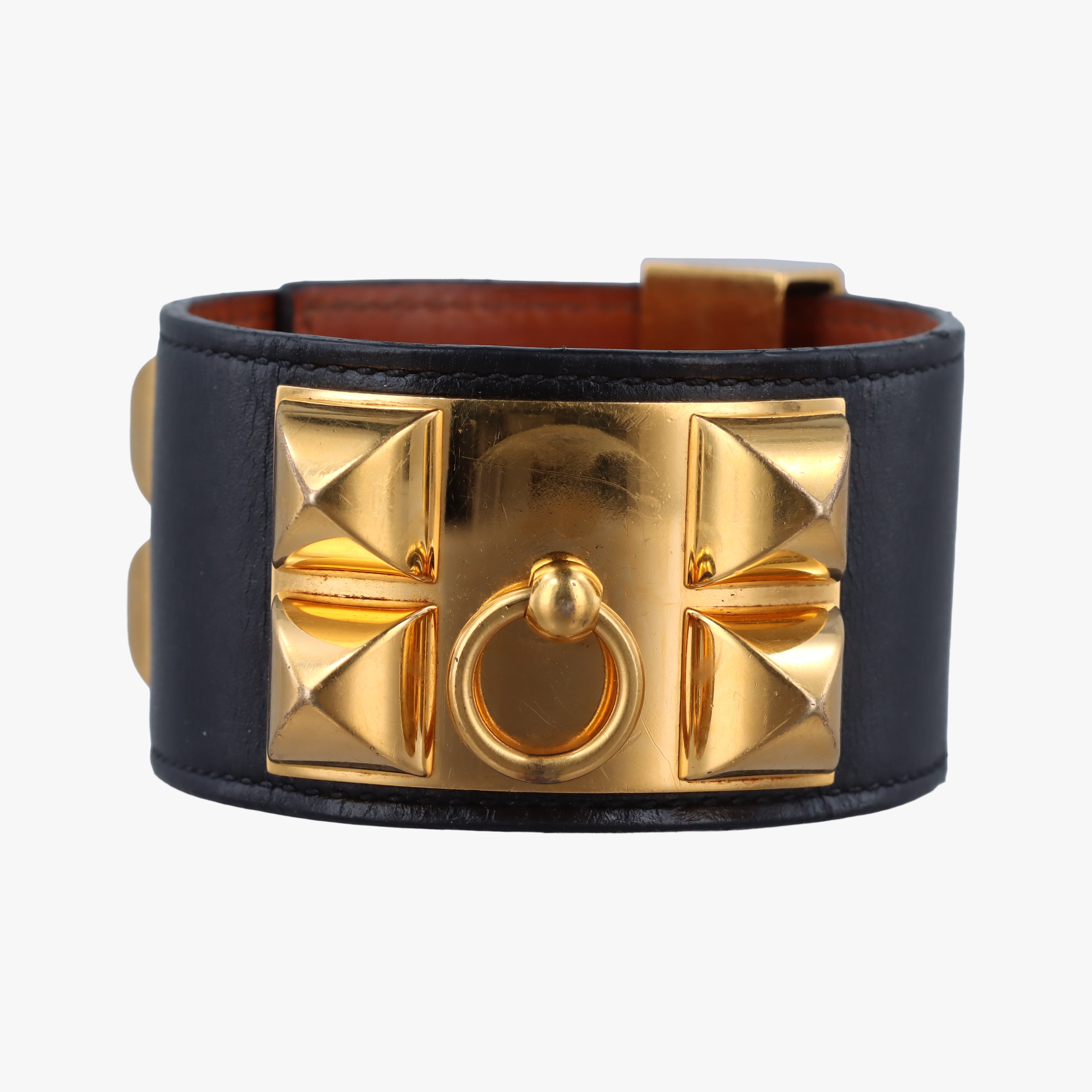 Collier de Chien Black×golden Leather × GP L T NM 012 NNコリエ ド シアン ブラック×ゴールド レザー×GP L T NM 012 NN