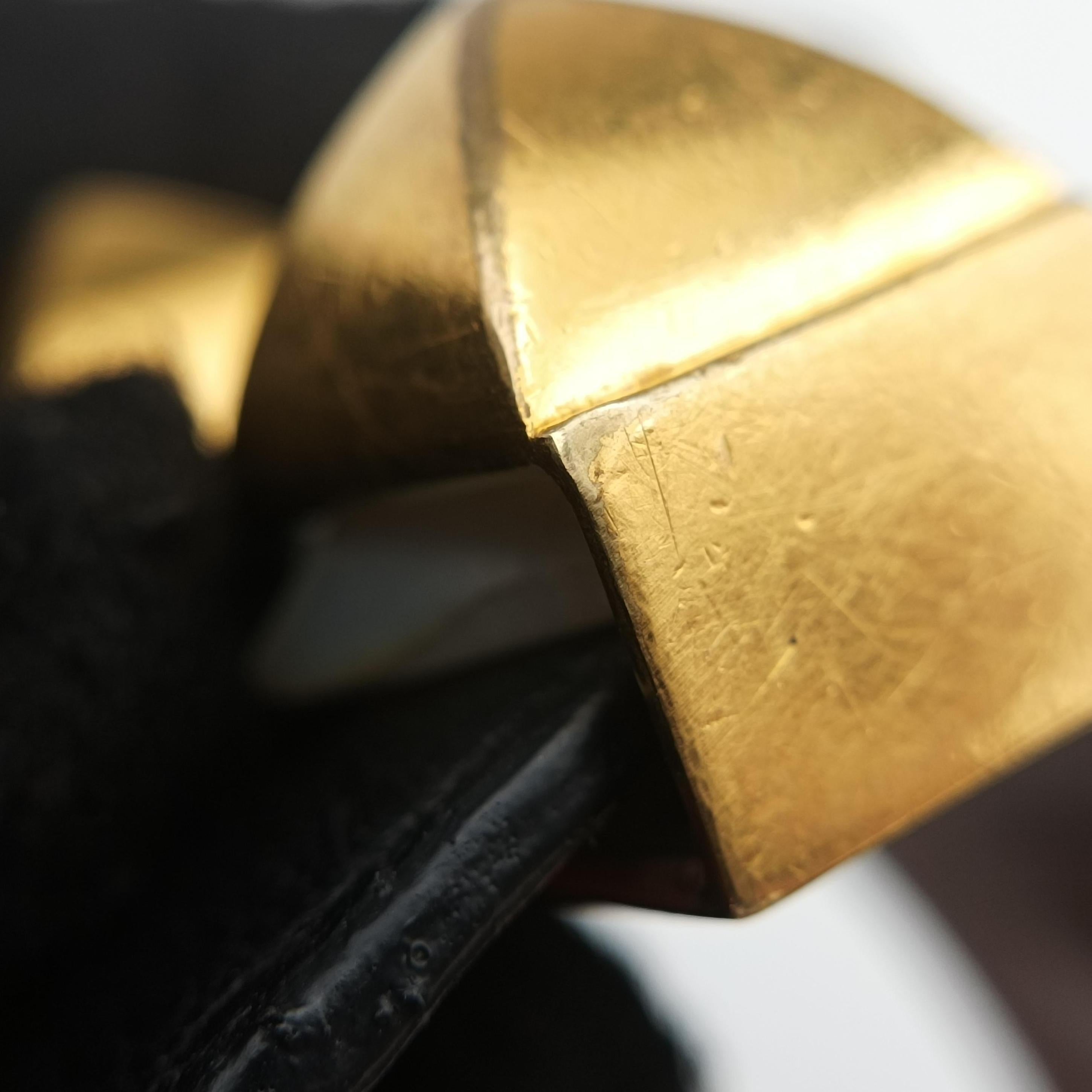 Collier de Chien Black×golden Leather × GP L T NM 012 NNコリエ ド シアン ブラック×ゴールド レザー×GP L T NM 012 NN