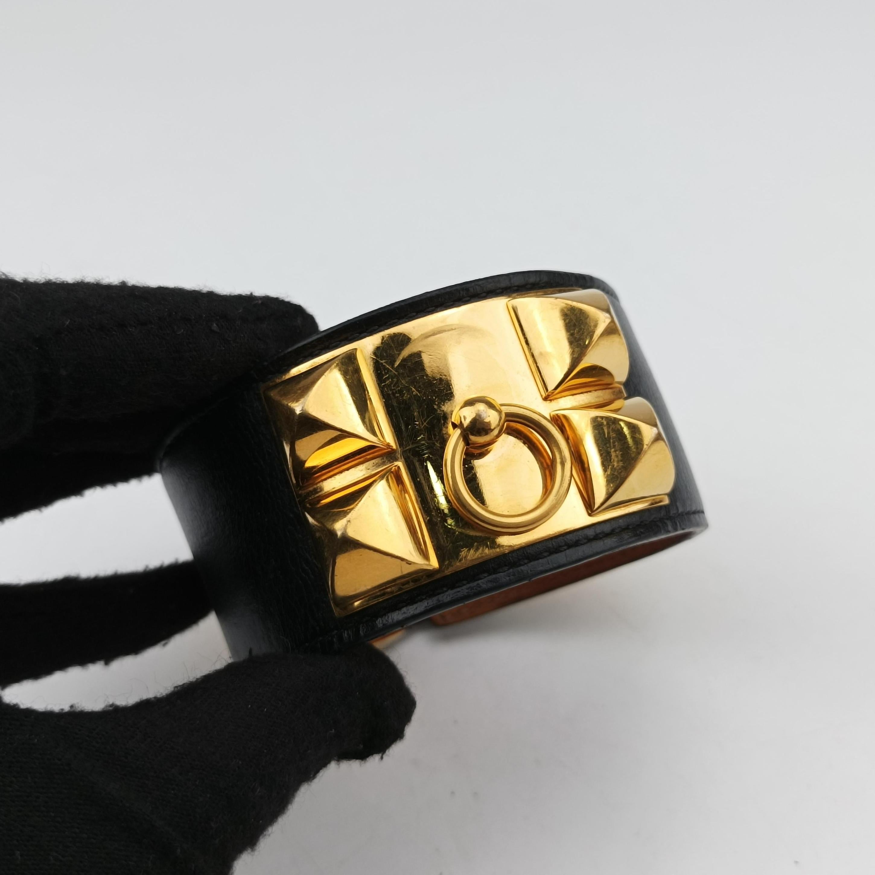 Collier de Chien Black×golden Leather × GP L T NM 012 NNコリエ ド シアン ブラック×ゴールド レザー×GP L T NM 012 NN