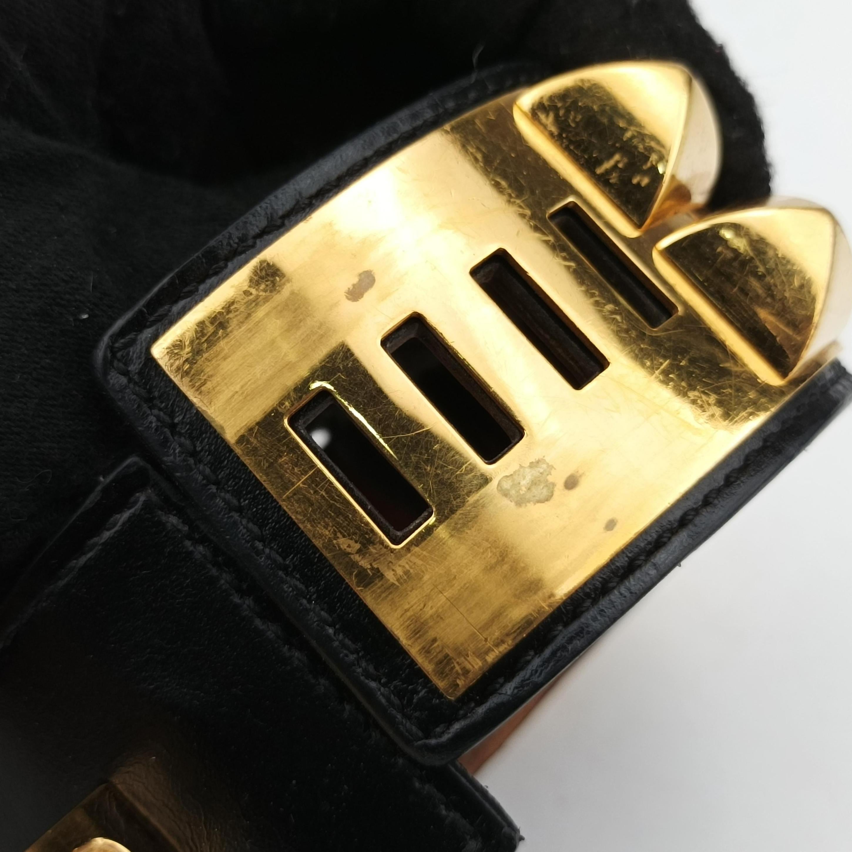 Collier de Chien Black×golden Leather × GP L T NM 012 NNコリエ ド シアン ブラック×ゴールド レザー×GP L T NM 012 NN