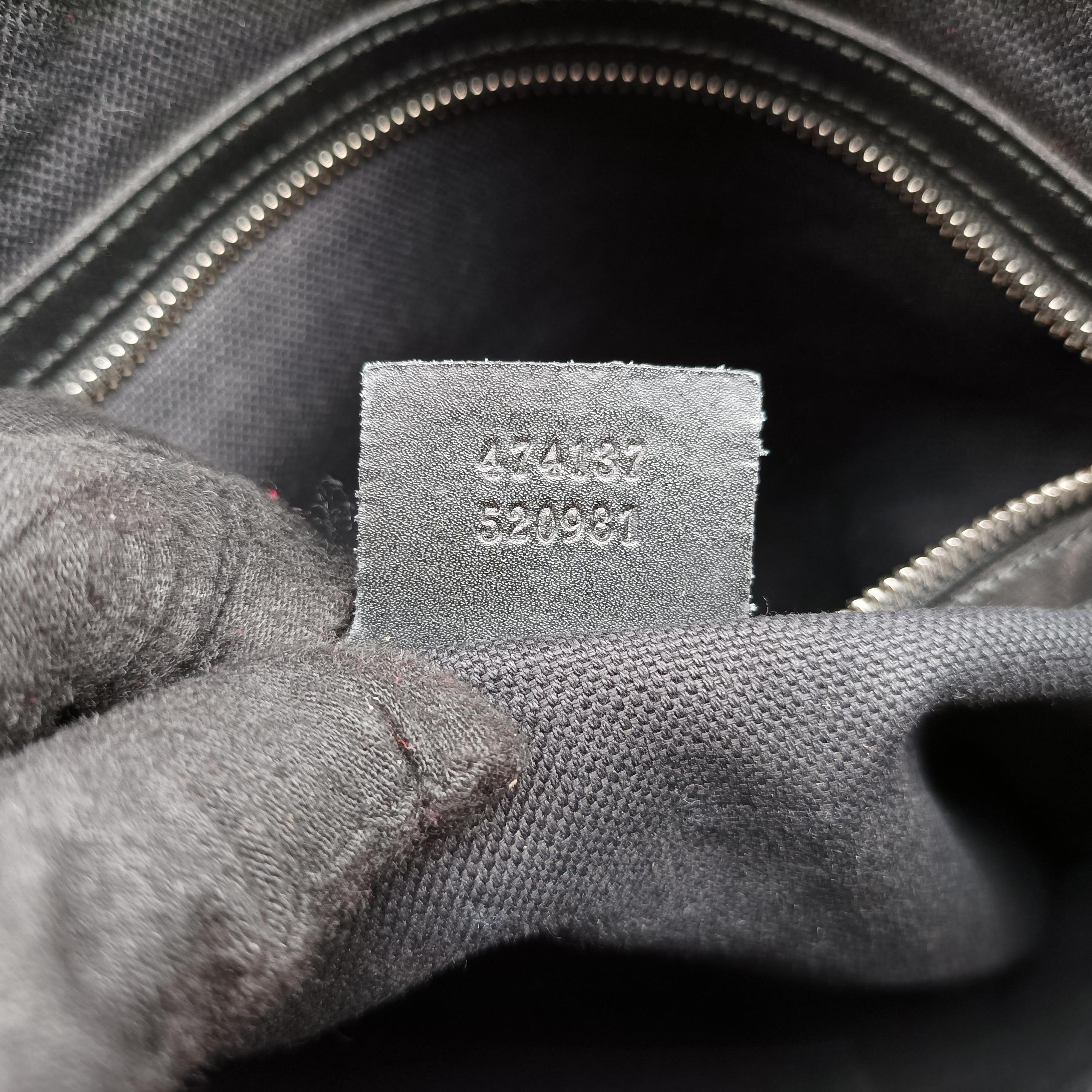 GG Supreme Messenger Black PVC coated canvas 474137 D022555493GGスプリーム メッセンジャー ブラック PVCコーティングキャンバス 474137 D022555493