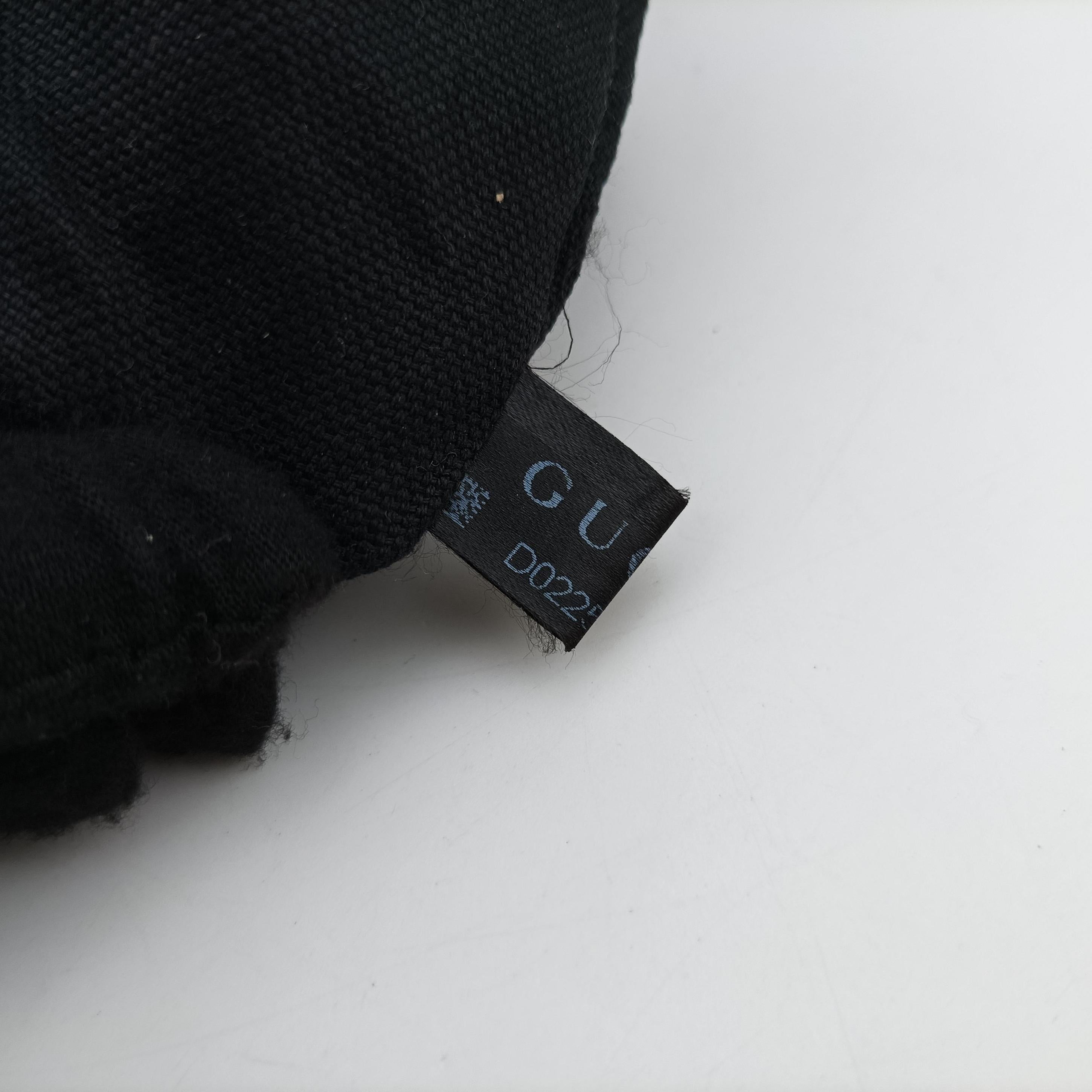 GG Supreme Messenger Black PVC coated canvas 474137 D022555493GGスプリーム メッセンジャー ブラック PVCコーティングキャンバス 474137 D022555493