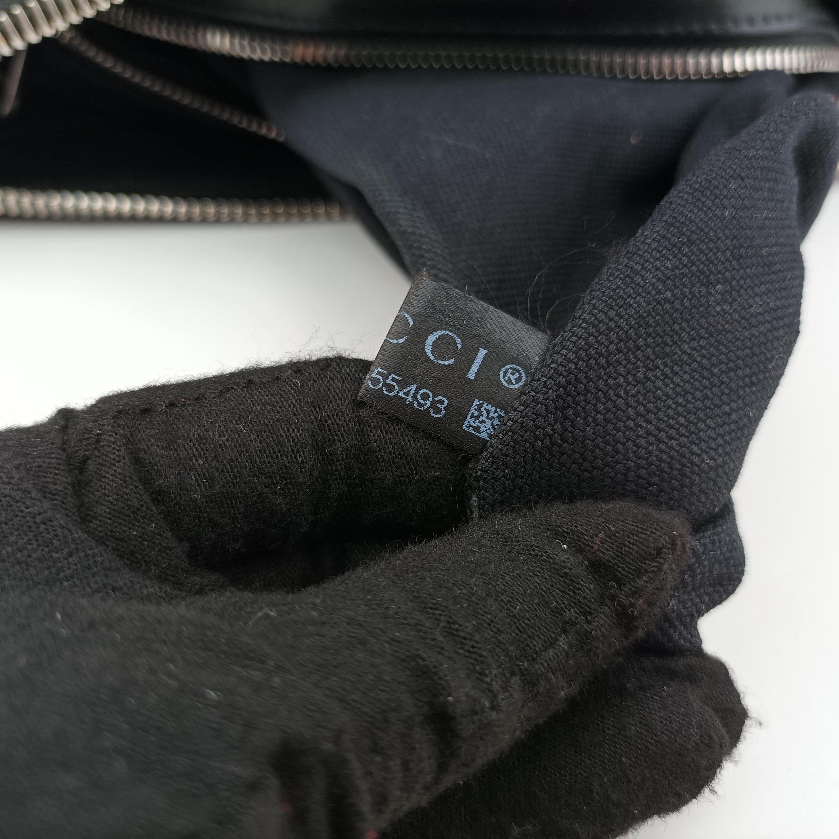 GG Supreme Messenger Black PVC coated canvas 474137 D022555493GGスプリーム メッセンジャー ブラック PVCコーティングキャンバス 474137 D022555493