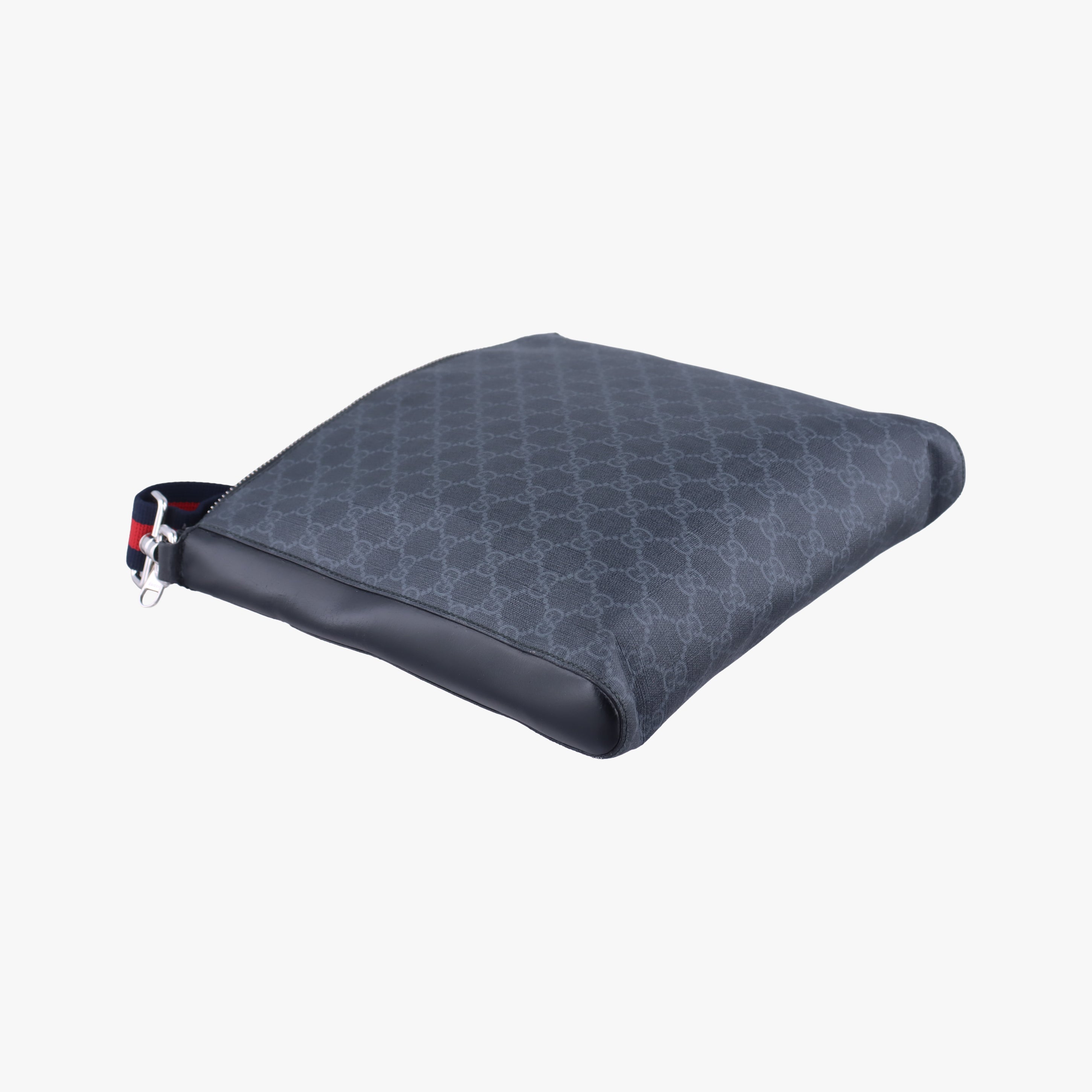 GG Supreme Messenger Black PVC coated canvas 474137 D022555493GGスプリーム メッセンジャー ブラック PVCコーティングキャンバス 474137 D022555493