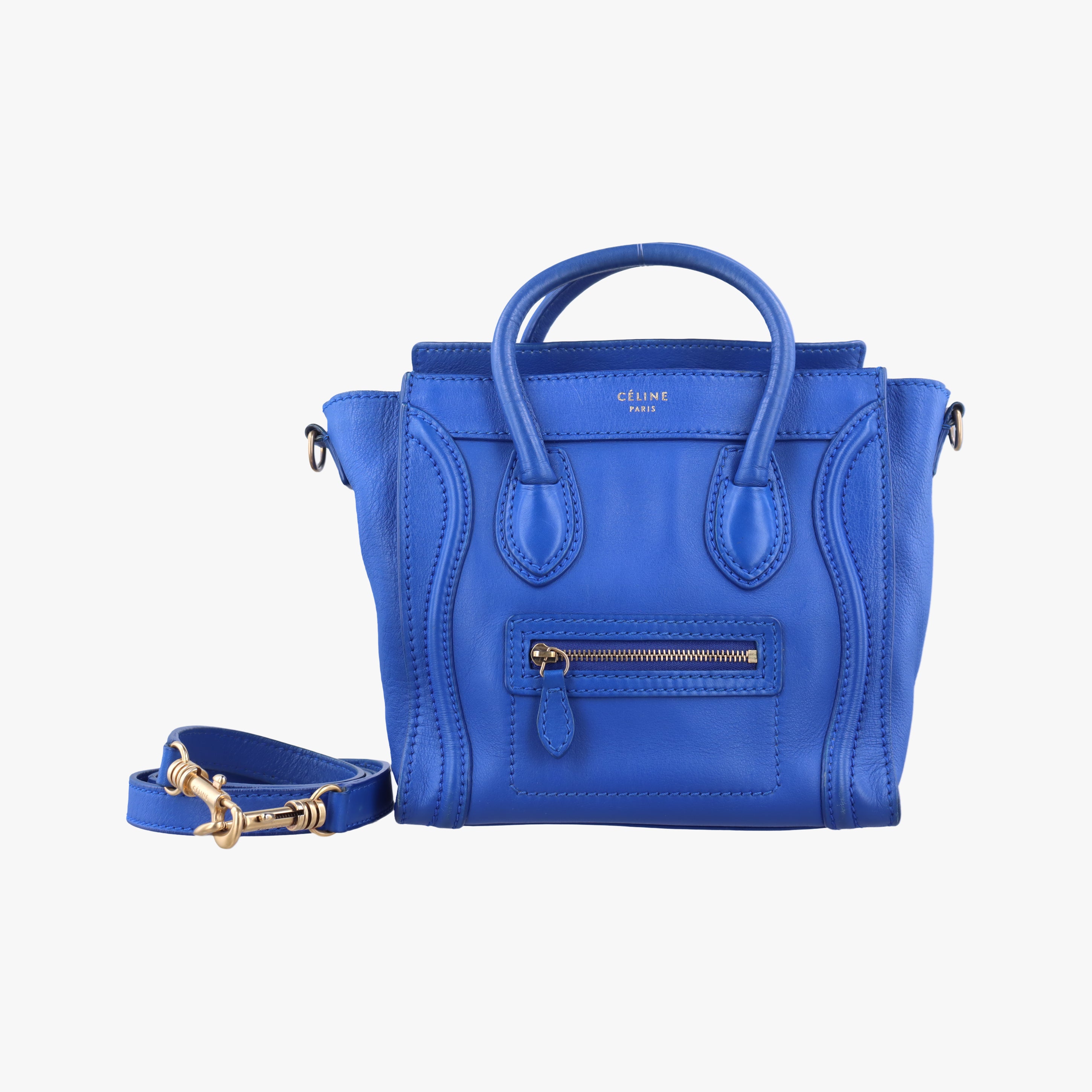 luggage nano shopper Blue Leather F-ZP-0151ラゲージナノショッパー ブルー レザー F-ZP-0151