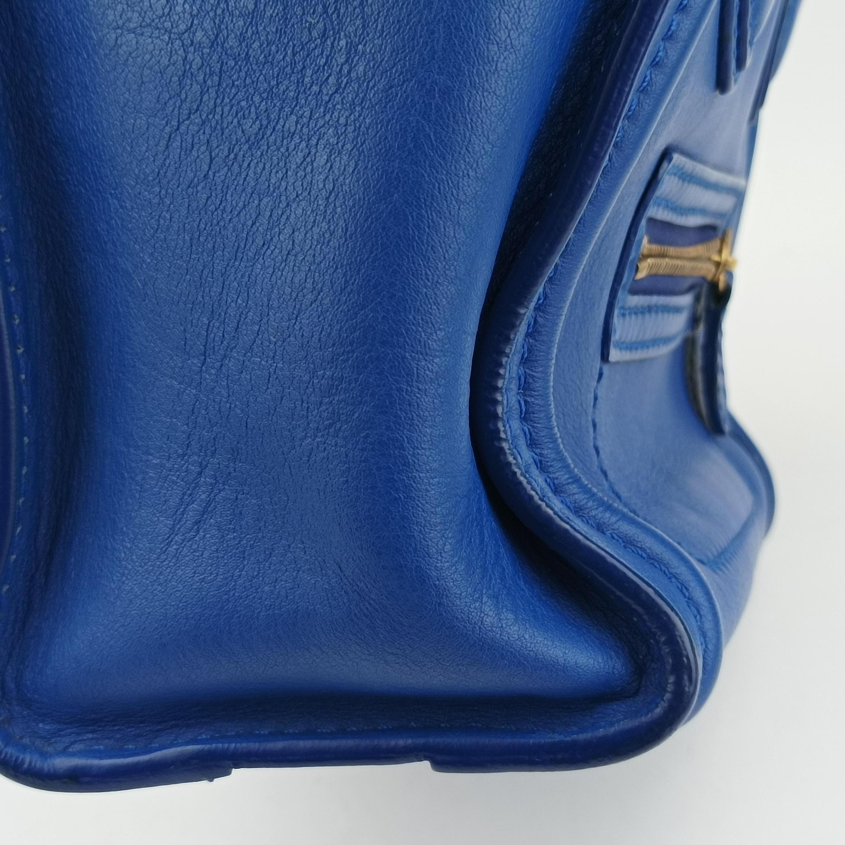 luggage nano shopper Blue Leather F-ZP-0151ラゲージナノショッパー ブルー レザー F-ZP-0151