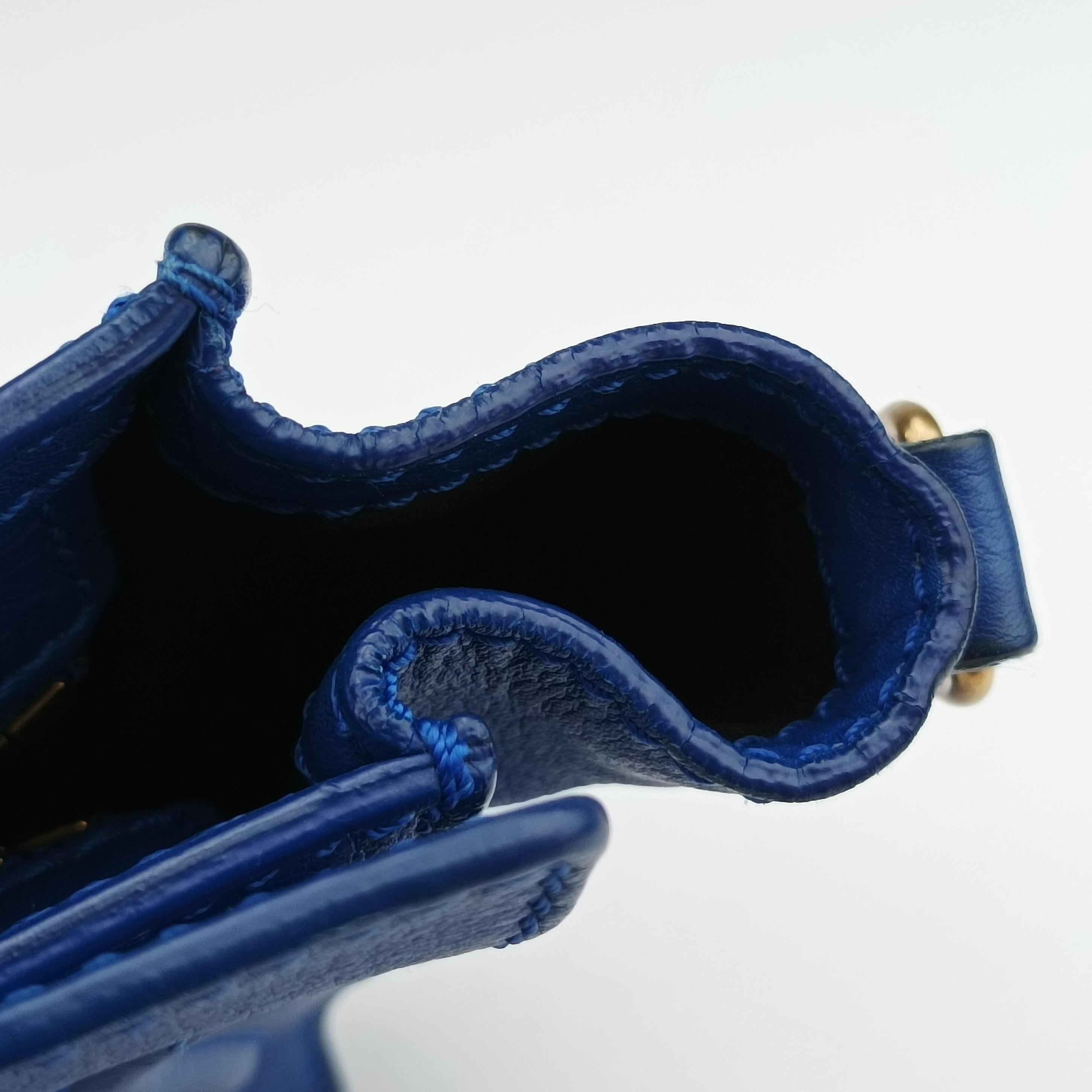 luggage nano shopper Blue Leather F-ZP-0151ラゲージナノショッパー ブルー レザー F-ZP-0151