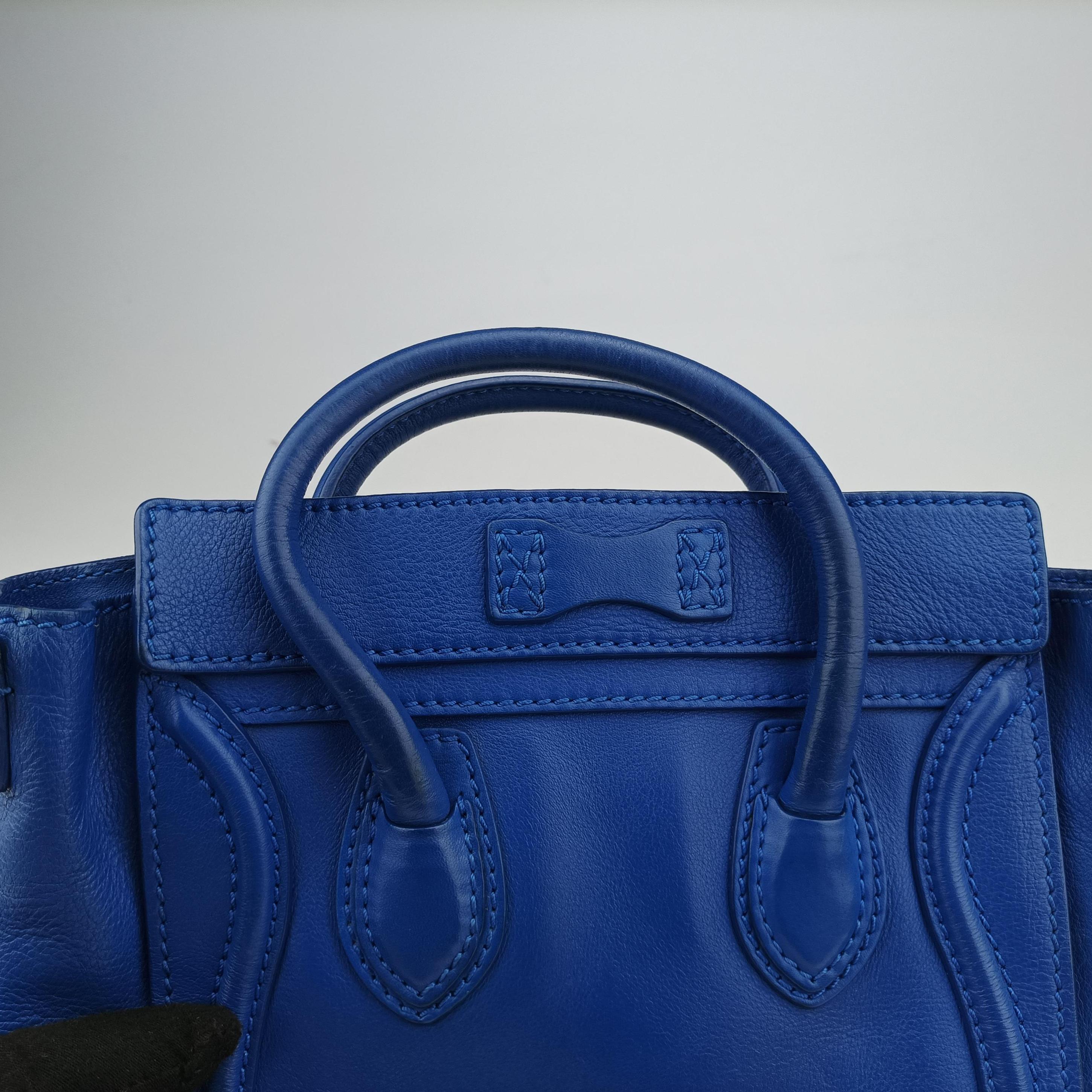 luggage nano shopper Blue Leather F-ZP-0151ラゲージナノショッパー ブルー レザー F-ZP-0151