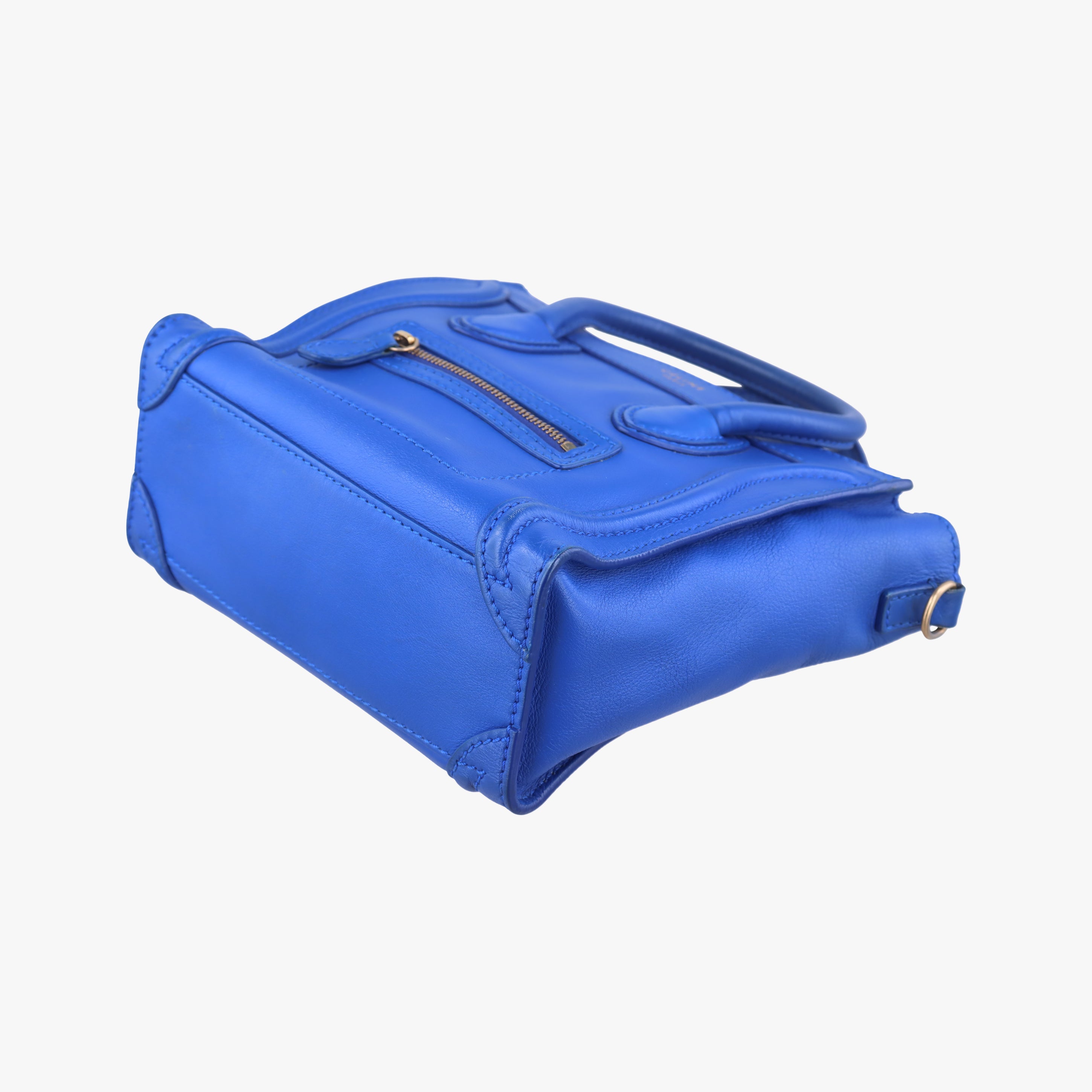 luggage nano shopper Blue Leather F-ZP-0151ラゲージナノショッパー ブルー レザー F-ZP-0151