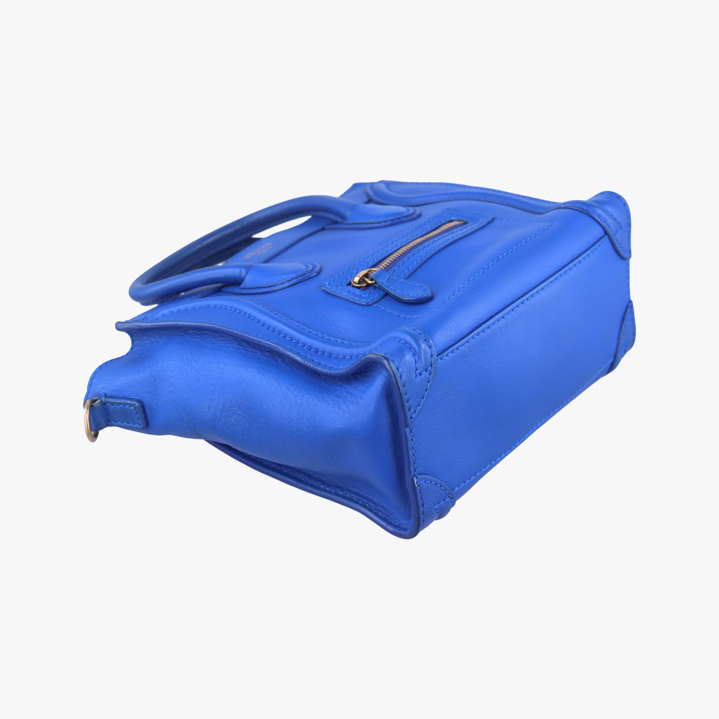 luggage nano shopper Blue Leather F-ZP-0151ラゲージナノショッパー ブルー レザー F-ZP-0151