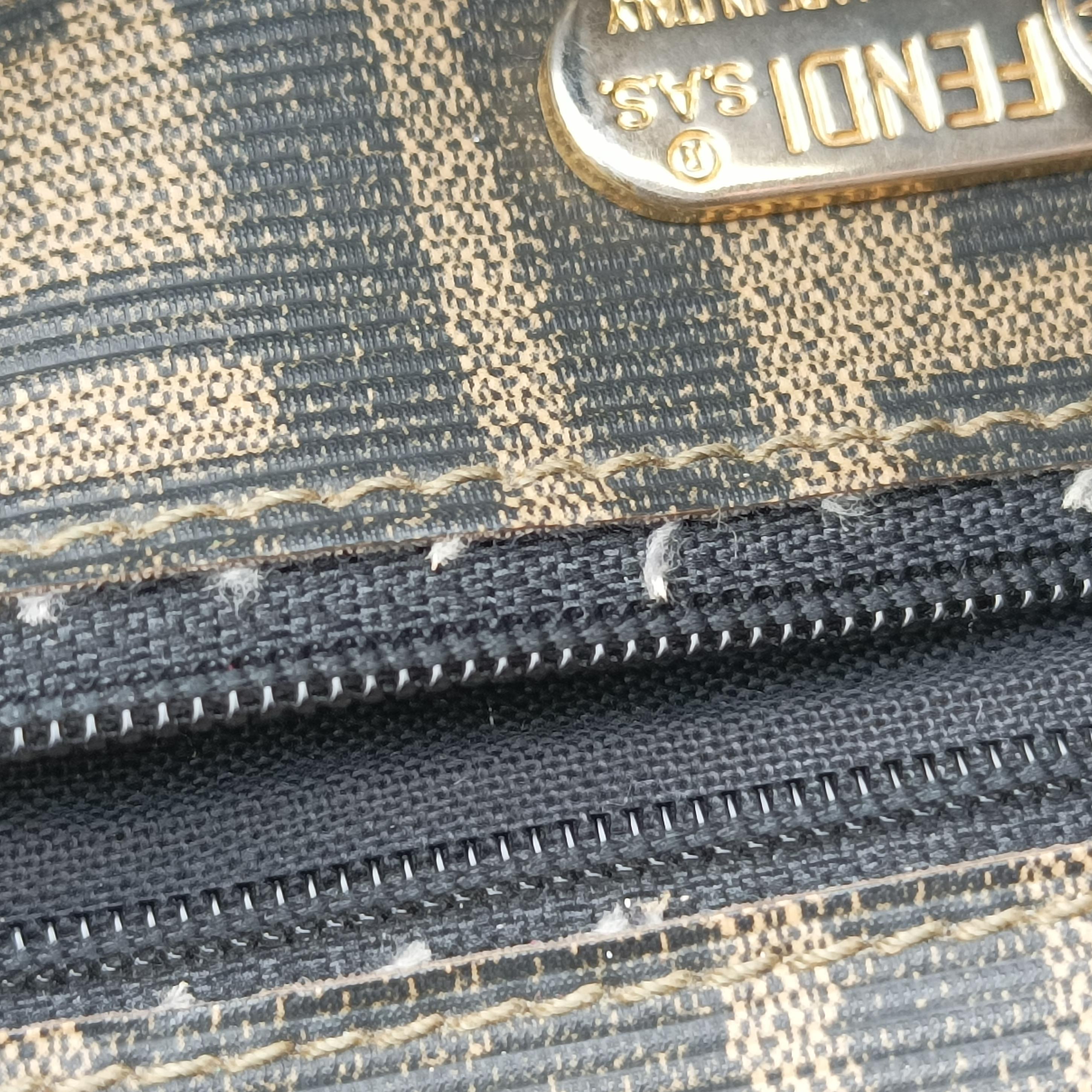 Zucca Brown PVC coated canvas A 00116ズッカ ブラウン PVCコーティングキャンバス A 00116