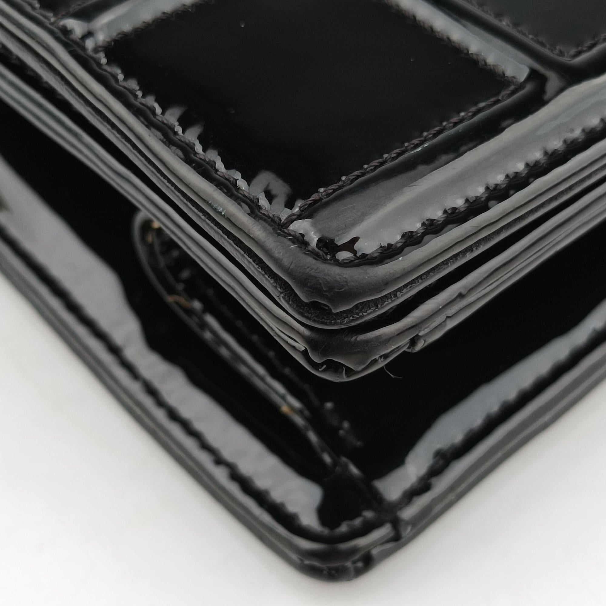 Diorama Black patent 09-BO-0185ディオラマ ブラック パテント 09-BO-0185